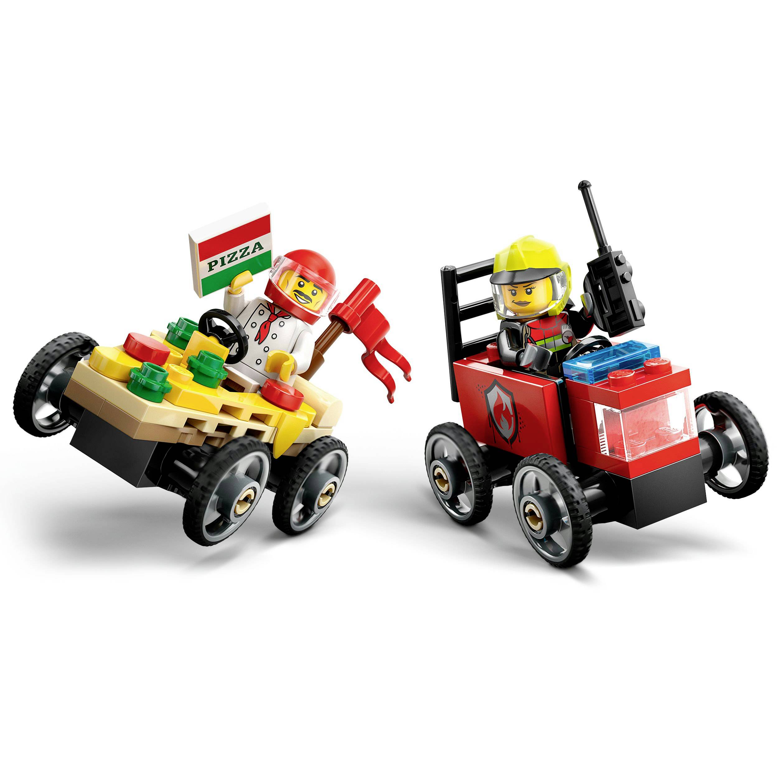 LEGO City - Pizzalieferwagen vs. Löschauto (60458)