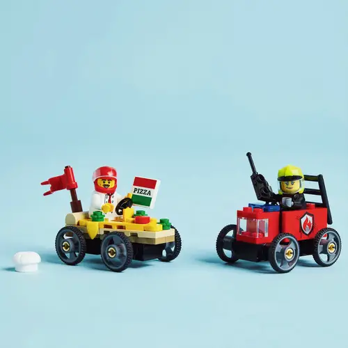 60458 LEGO® CITY Pizzalieferwagen vs. Löschauto 60458 LEGO® CITY Pizzalieferwagen vs. Löschauto