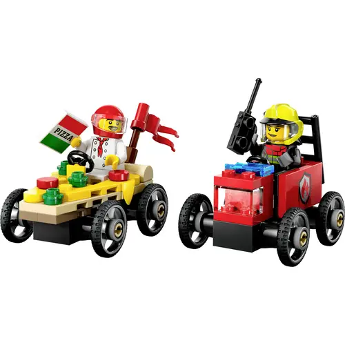 60458 LEGO® CITY Pizzalieferwagen vs. Löschauto 60458 LEGO® CITY Pizzalieferwagen vs. Löschauto