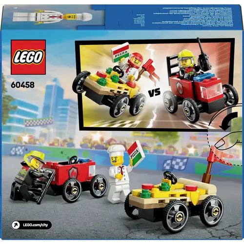 60458 LEGO® CITY Pizzalieferwagen vs. Löschauto 60458 LEGO® CITY Pizzalieferwagen vs. Löschauto