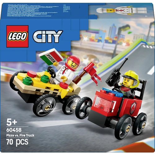 60458 LEGO® CITY Pizzalieferwagen vs. Löschauto 60458 LEGO® CITY Pizzalieferwagen vs. Löschauto