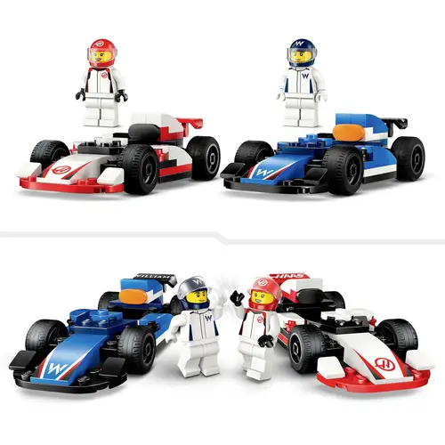 60464 LEGO® CITY F1® Williams Racing und Haas F1® Rennautos 60464 LEGO® CITY F1® Williams Racing und Haas F1® Rennautos