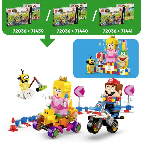 72036 LEGO® Super Mario™ Mario Kart™ – Baby Peach & Grand Prix–Set 72036 LEGO® Super Mario™ Mario Kart™ – Baby Peach & Grand Prix–Set