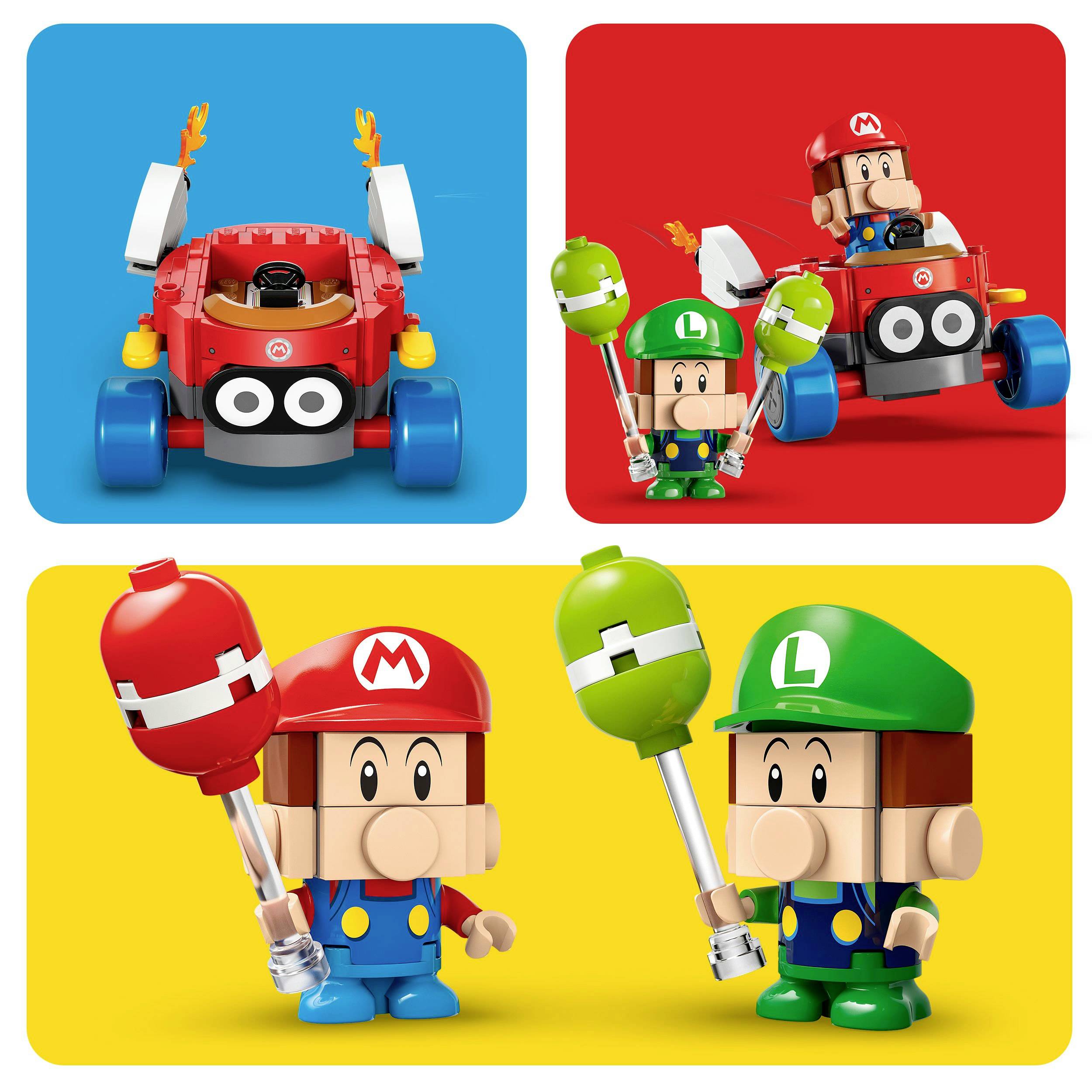 72034 LEGO® Super Mario™ Mario Kart™ – Baby Mario vs. Baby Luigi