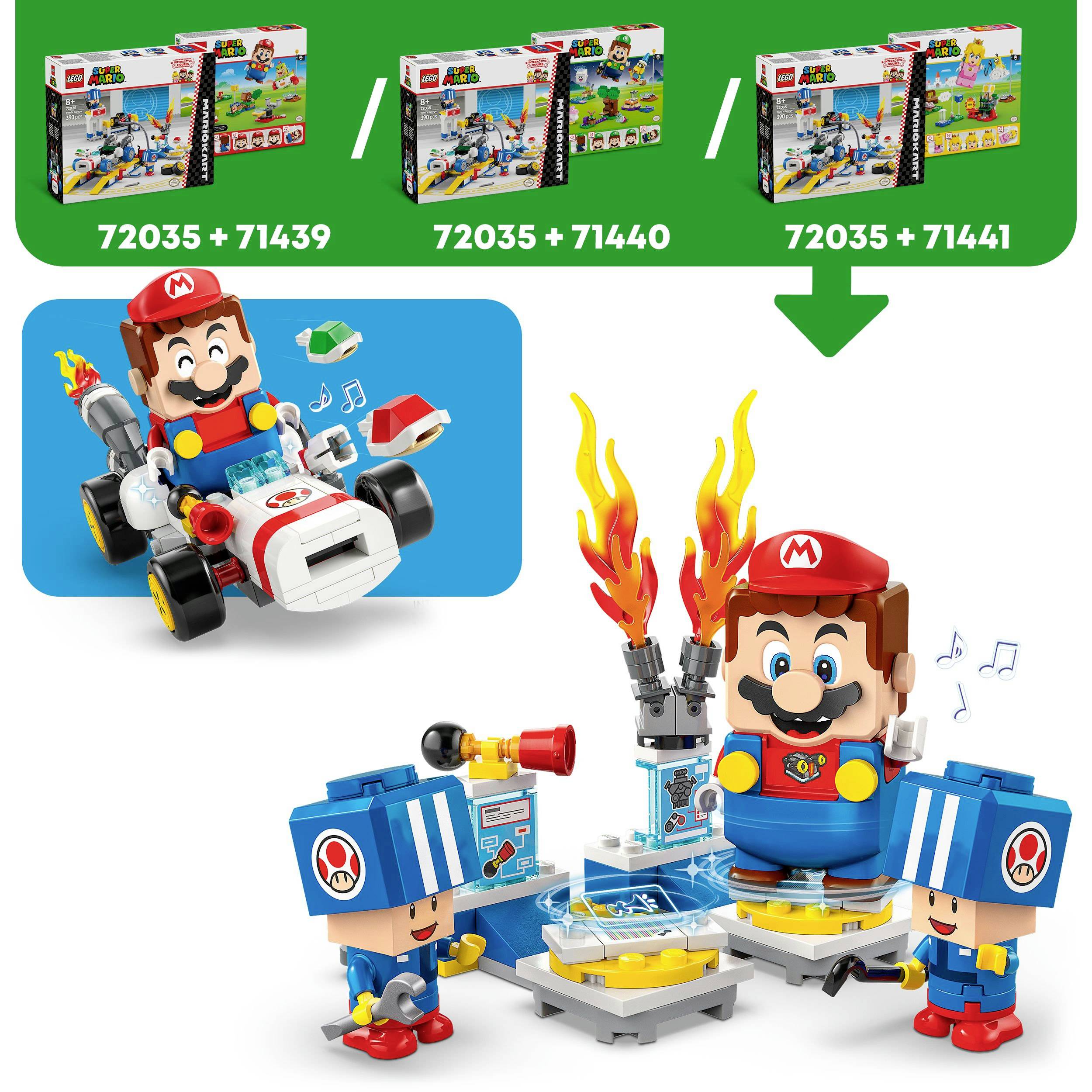 72035 LEGO® Super Mario™ Mario Kart™ – Toads Werkstatt