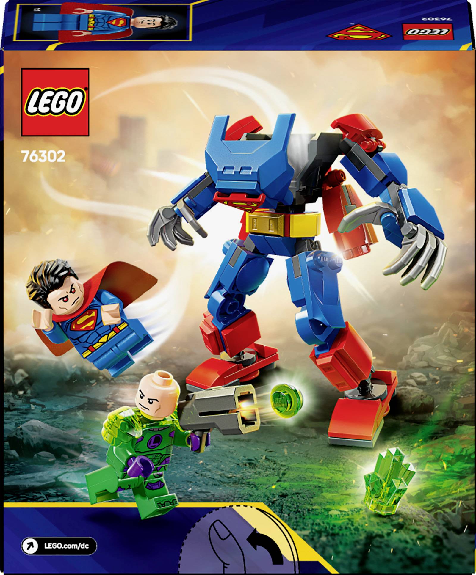 76302 LEGO® DC COMICS SUPER HEROES Superman™ Mech vs. Lex Luthor™