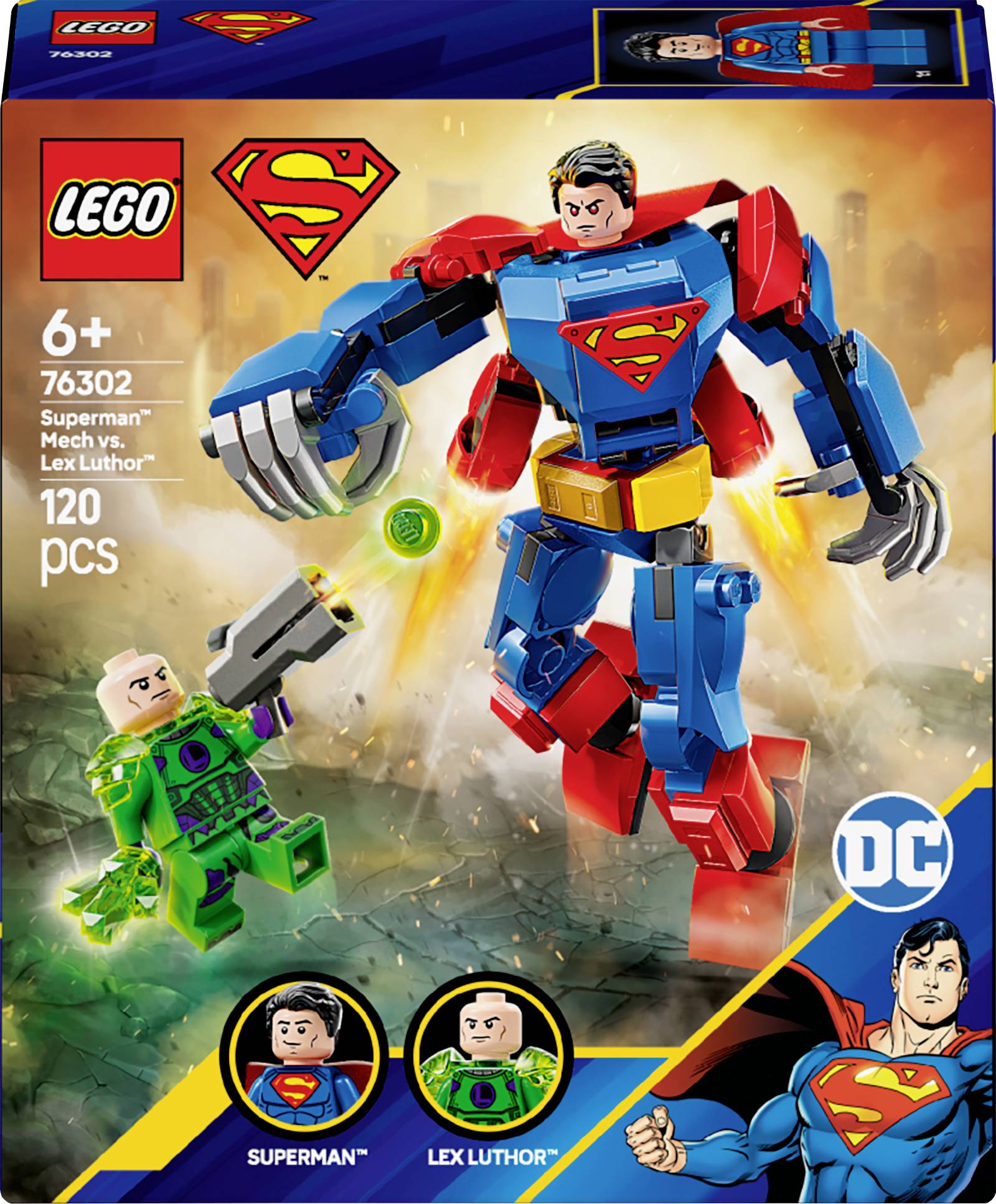 76302 LEGO® DC COMICS SUPER HEROES Superman™ Mech vs. Lex Luthor™