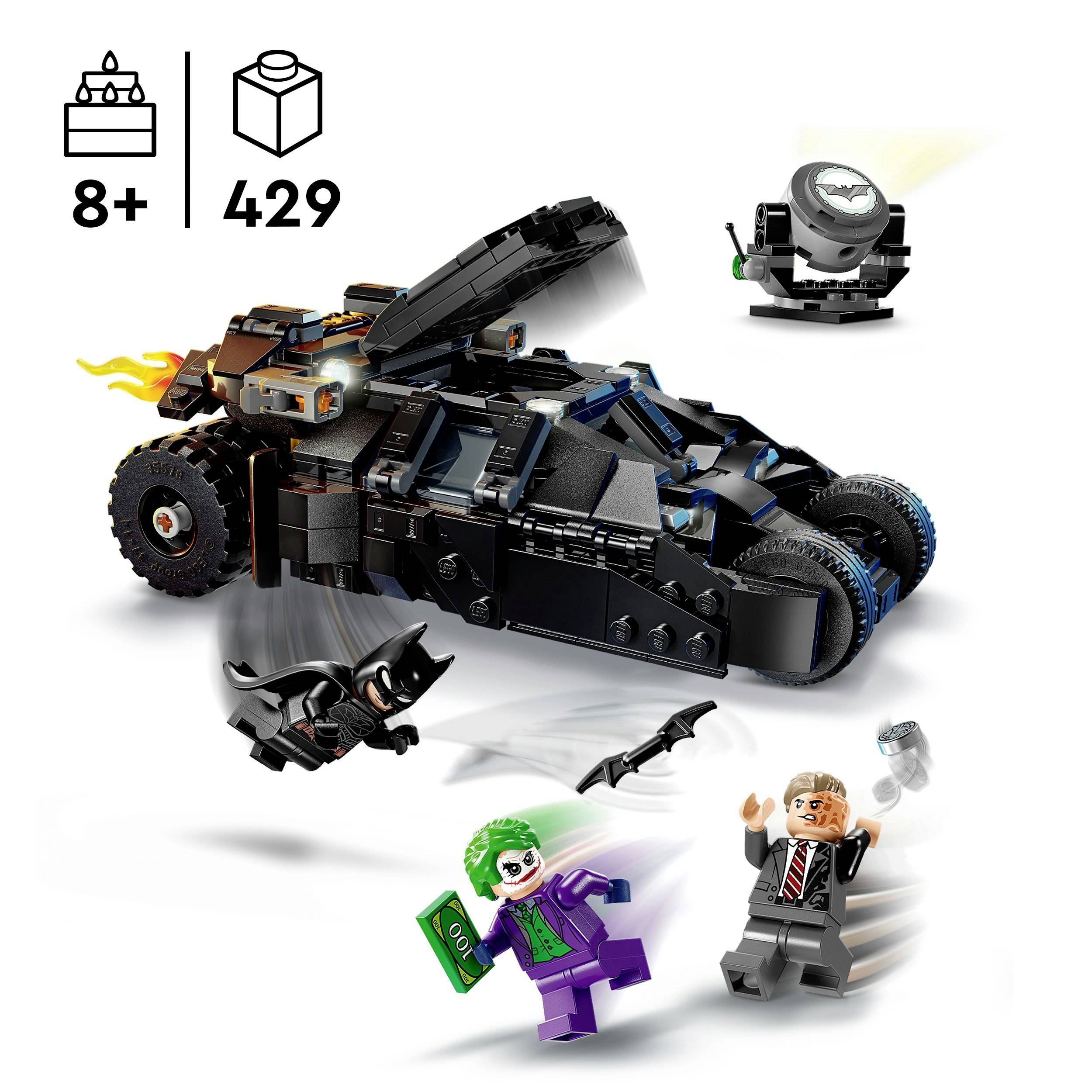 76303 LEGO® DC COMICS SUPER HEROES Batman™ Tumbler vs. Two-Face™ & The Joker™