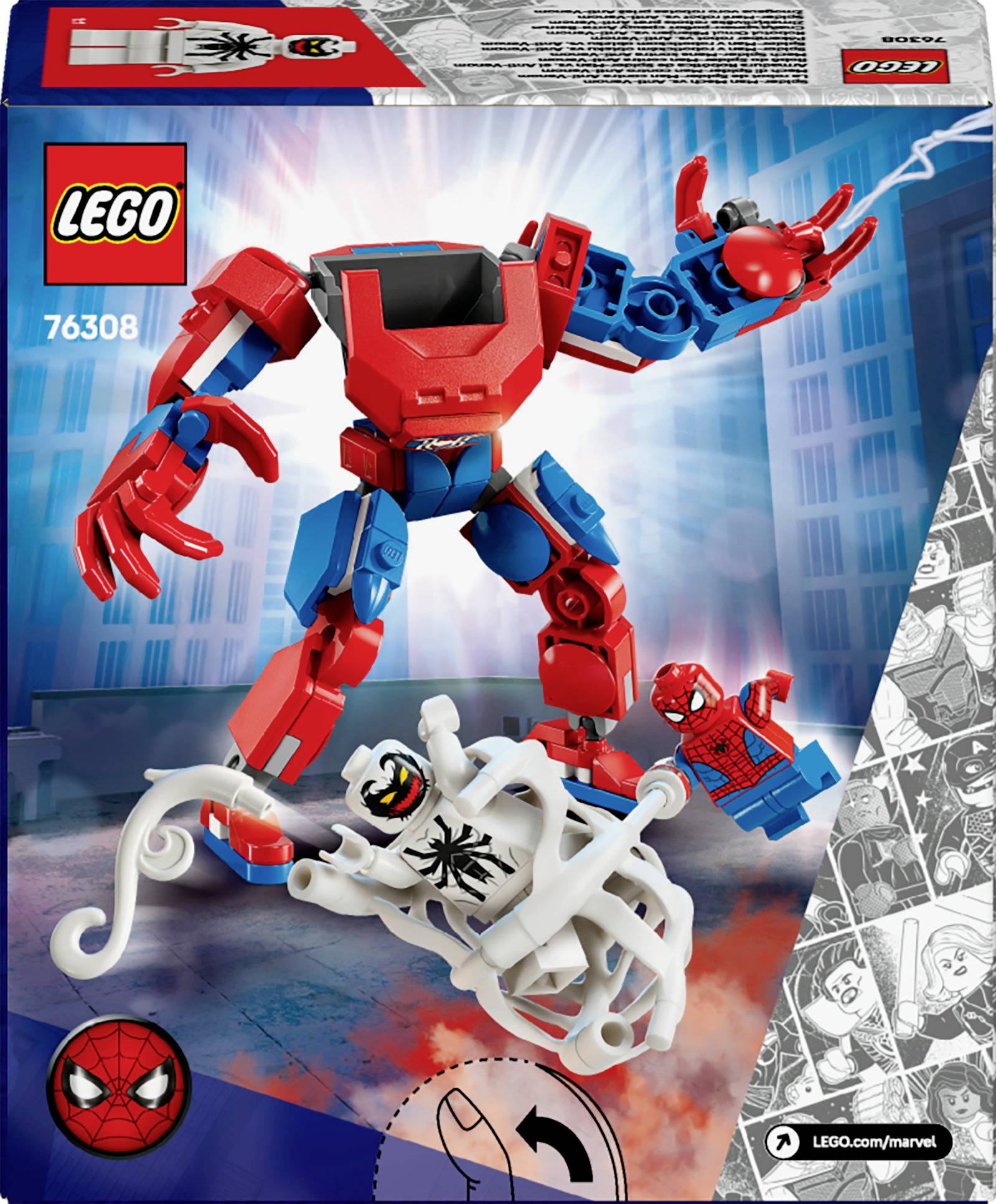 76308 LEGO® MARVEL SUPER HEROES Spider-Man Mech vs. Anti-Venom
