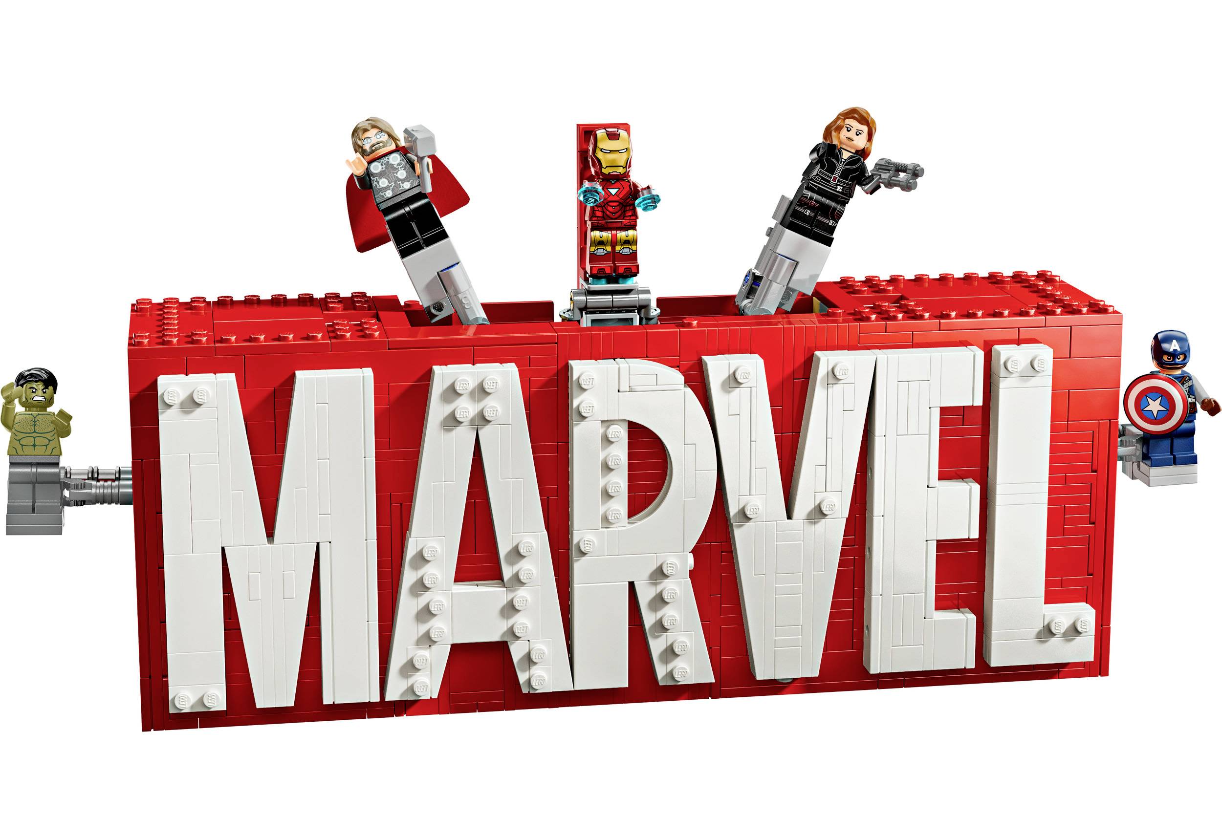 76313 LEGO® MARVEL SUPER HEROES MARVEL Logo & Minifiguren