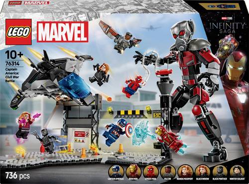 76314 LEGO MARVEL SUPER HEROES Captain America: Civil War Actionduell