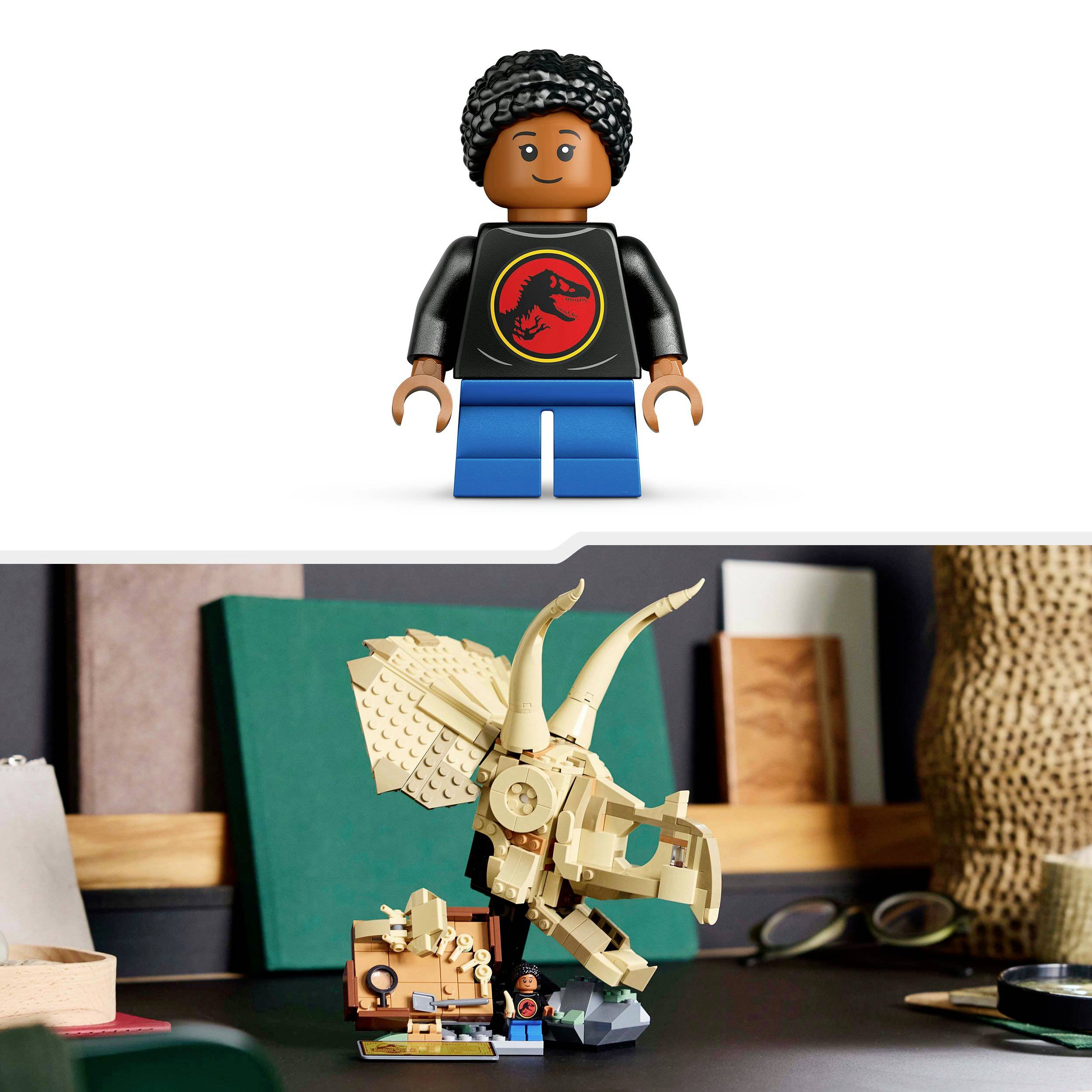 76969 LEGO® JURASSIC WORLD™ Dinosaurier-Fossilien: Triceratops-Schädel