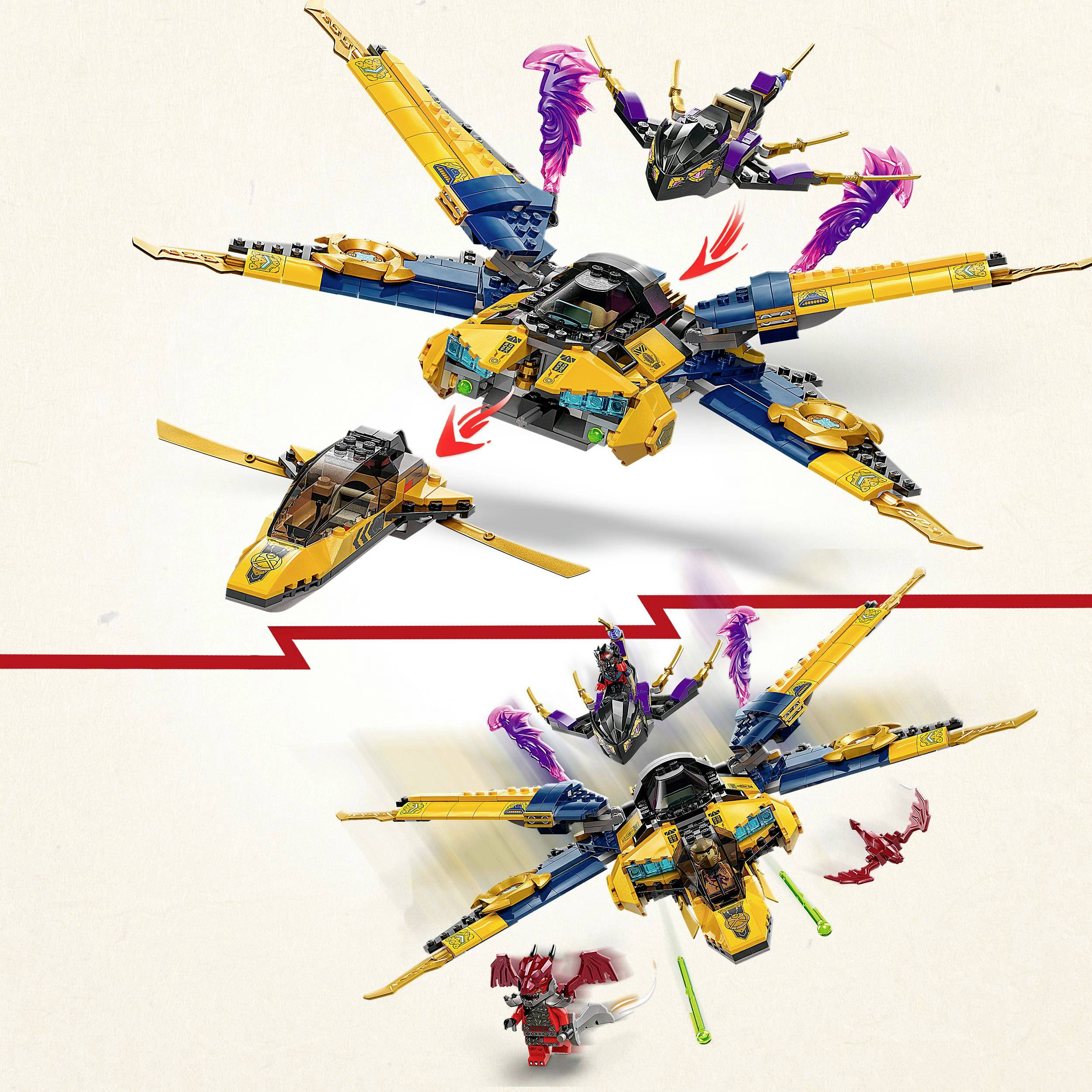 LEGO Ninjago - Ras und Arins Super-Sturmflieger (71833)