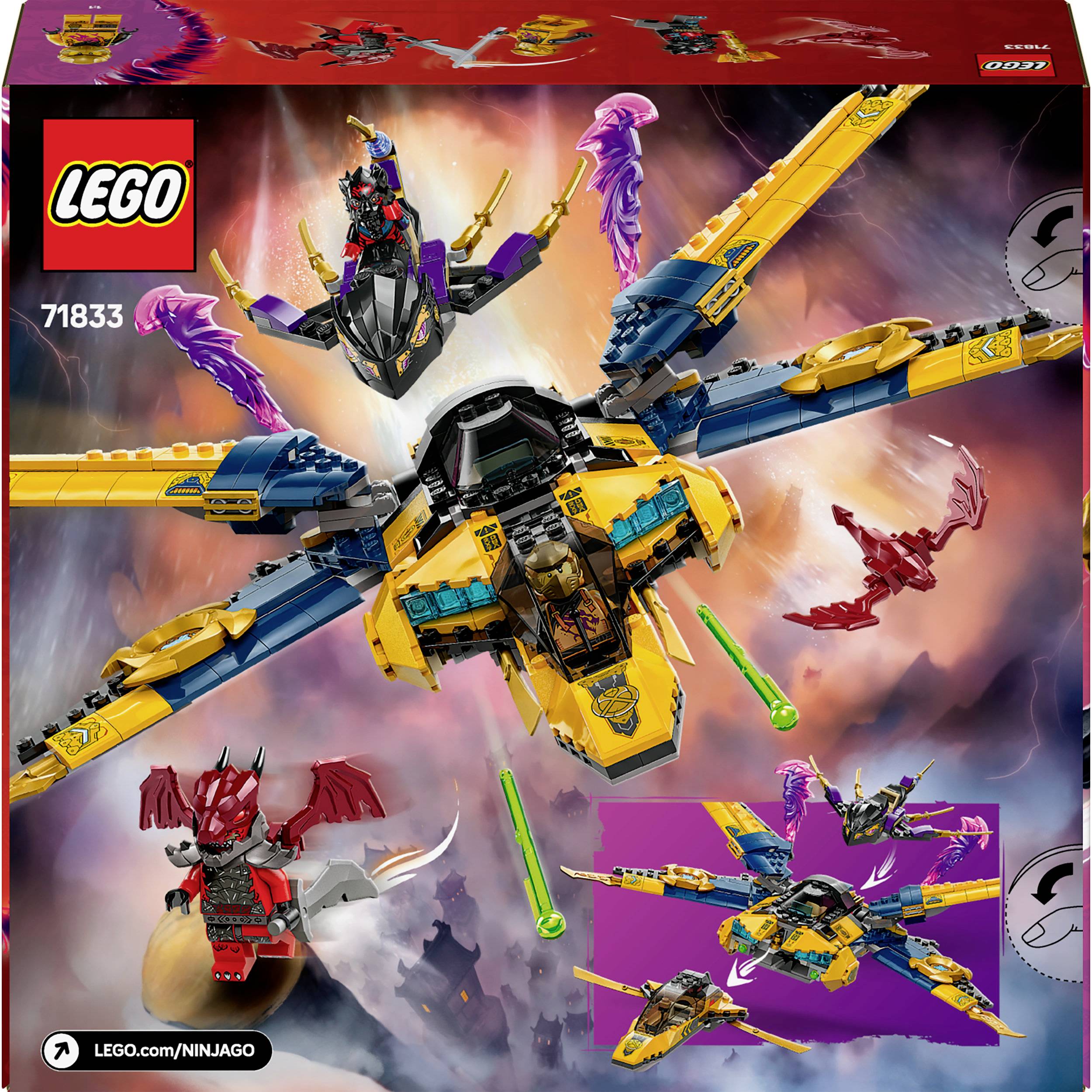 LEGO Ninjago - Ras und Arins Super-Sturmflieger (71833)