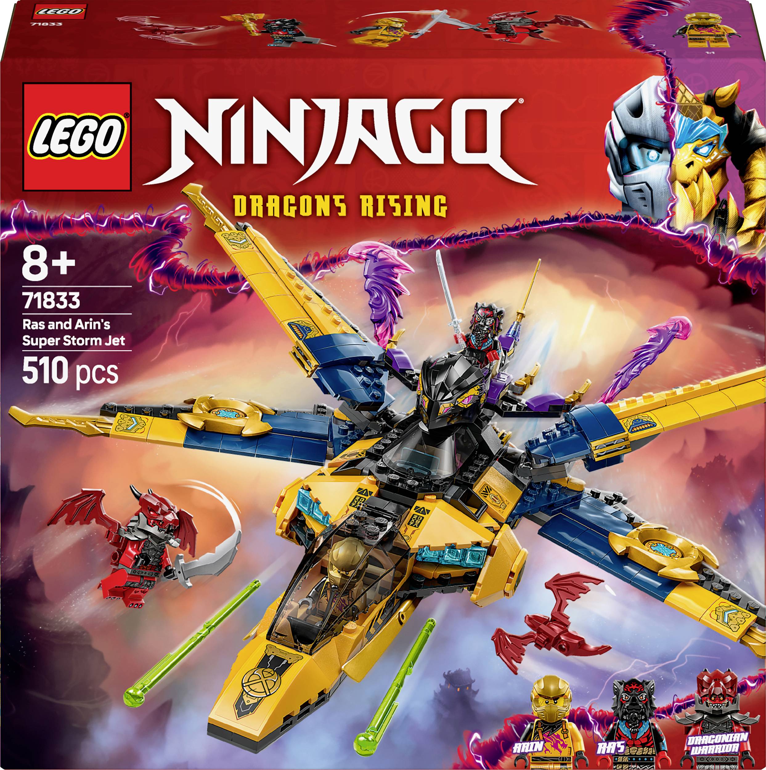 LEGO Ninjago - Ras und Arins Super-Sturmflieger (71833)