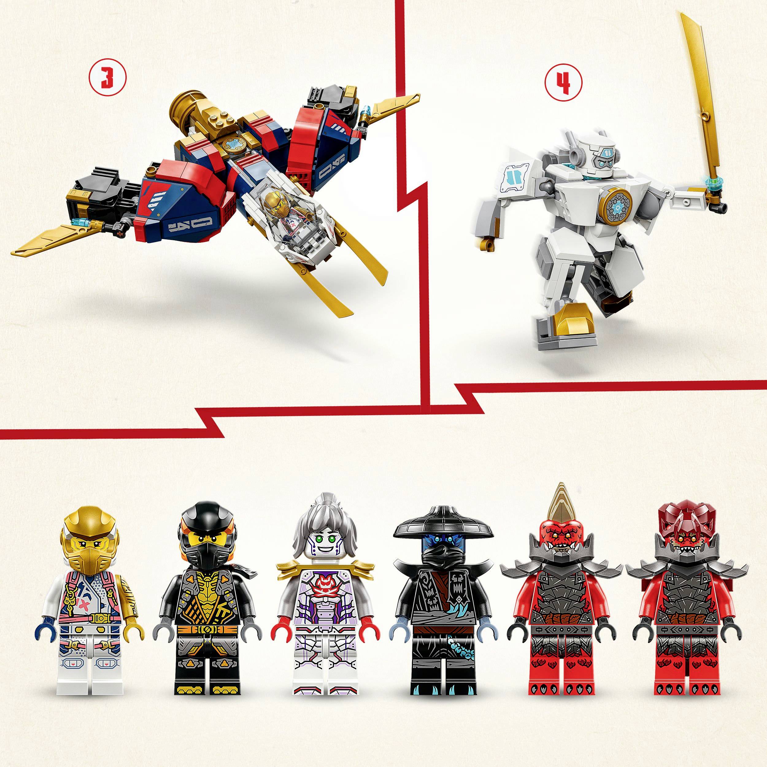 71834 LEGO® NINJAGO Zanes Ultra-Kombi-Mech