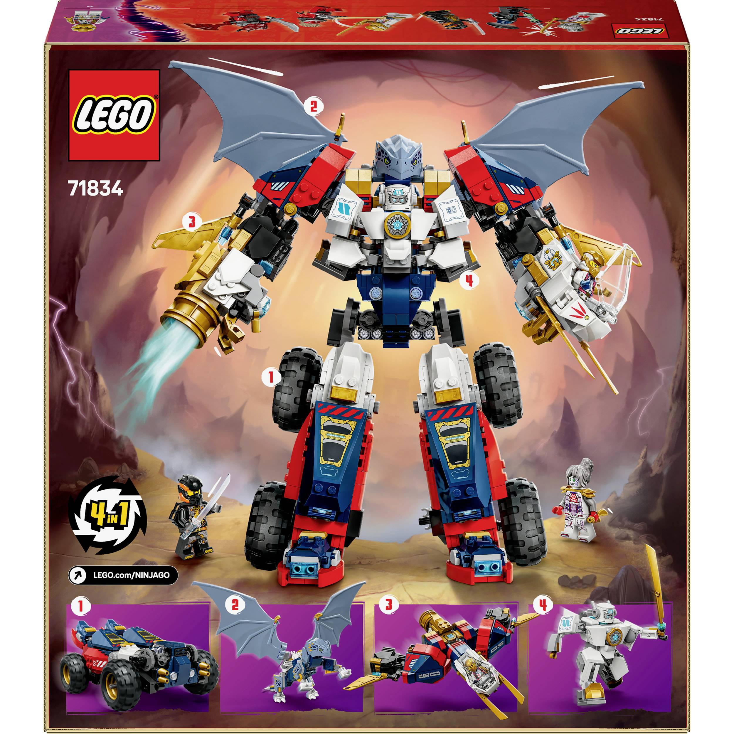 71834 LEGO® NINJAGO Zanes Ultra-Kombi-Mech