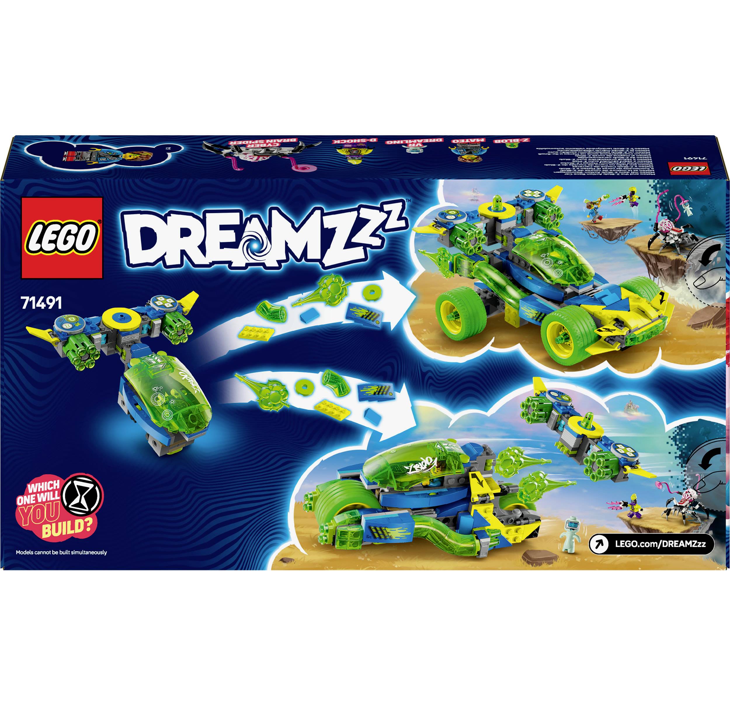 71491 LEGO® DREAMZZZ Mateo mit dem Z-Blob Action-Rennwagen