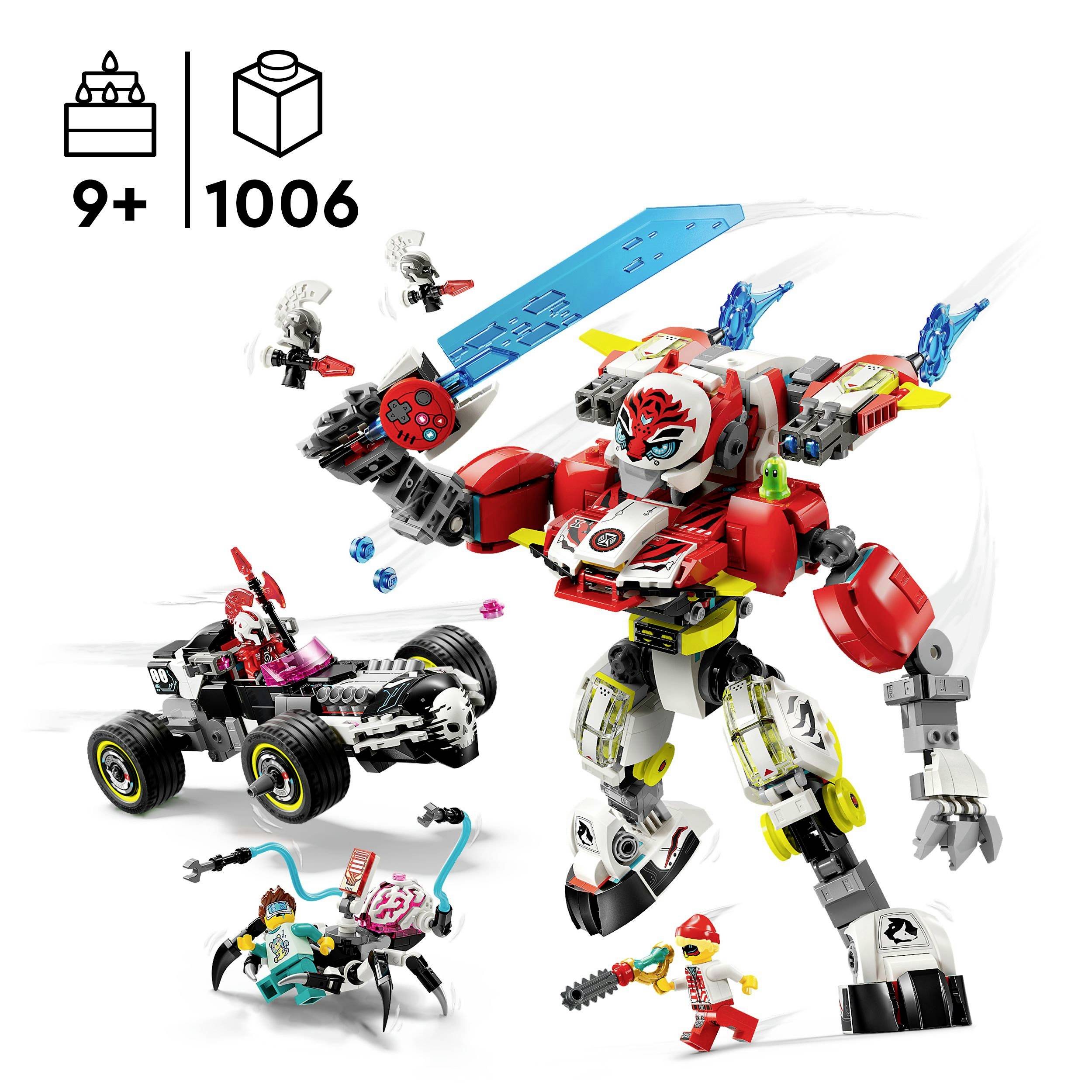 LEGO - 71497 DREAMZzz Coopers Tiger-Mech und Zero's Hot Rod Auto