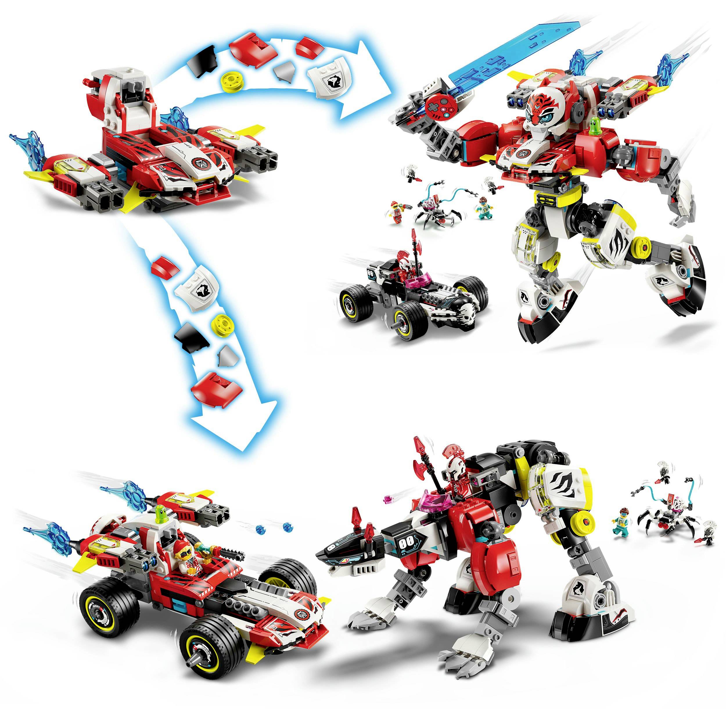 LEGO - 71497 DREAMZzz Coopers Tiger-Mech und Zero's Hot Rod Auto