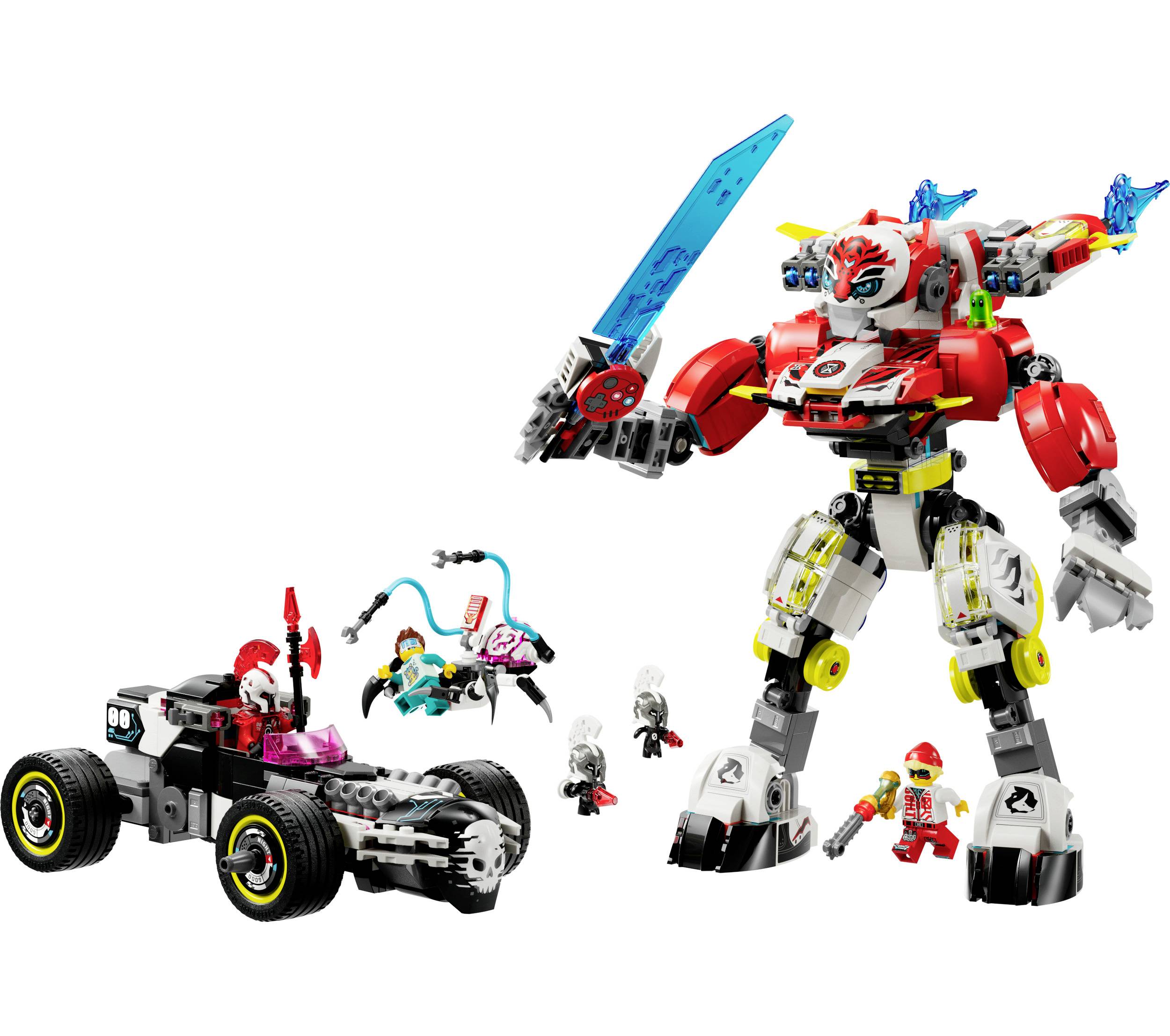 LEGO - 71497 DREAMZzz Coopers Tiger-Mech und Zero's Hot Rod Auto
