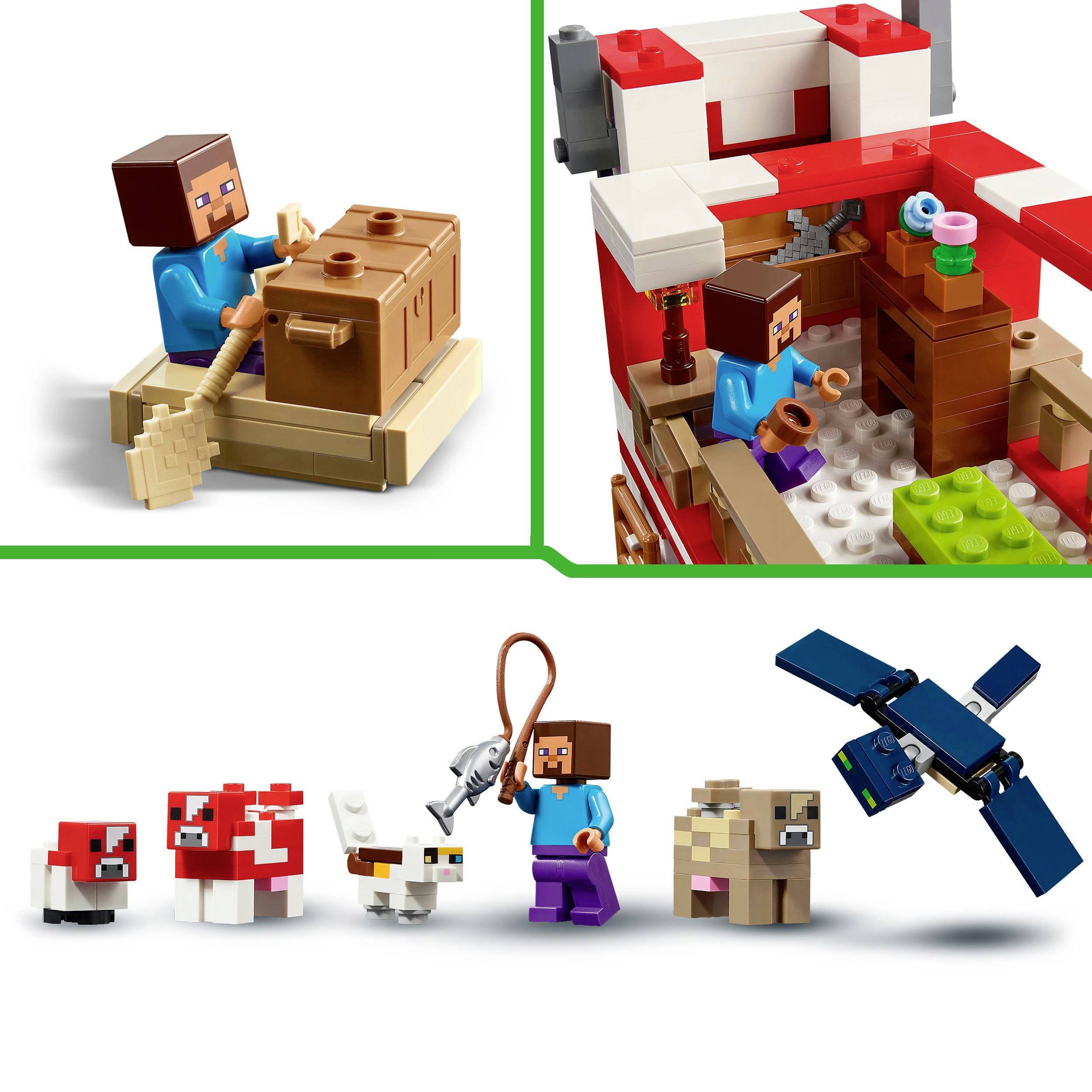 21270 LEGO® MINECRAFT Das Pilzkuh-Haus