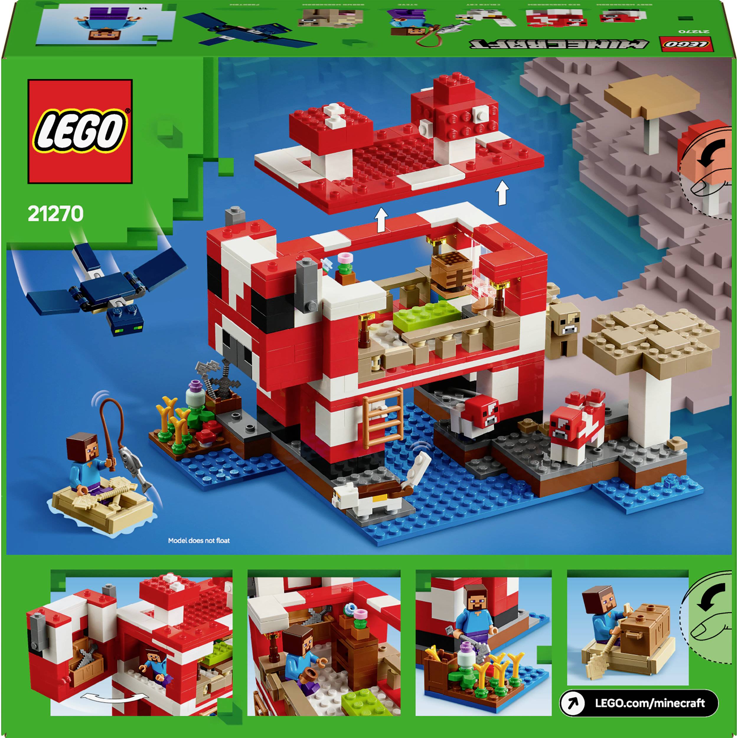 21270 LEGO® MINECRAFT Das Pilzkuh-Haus