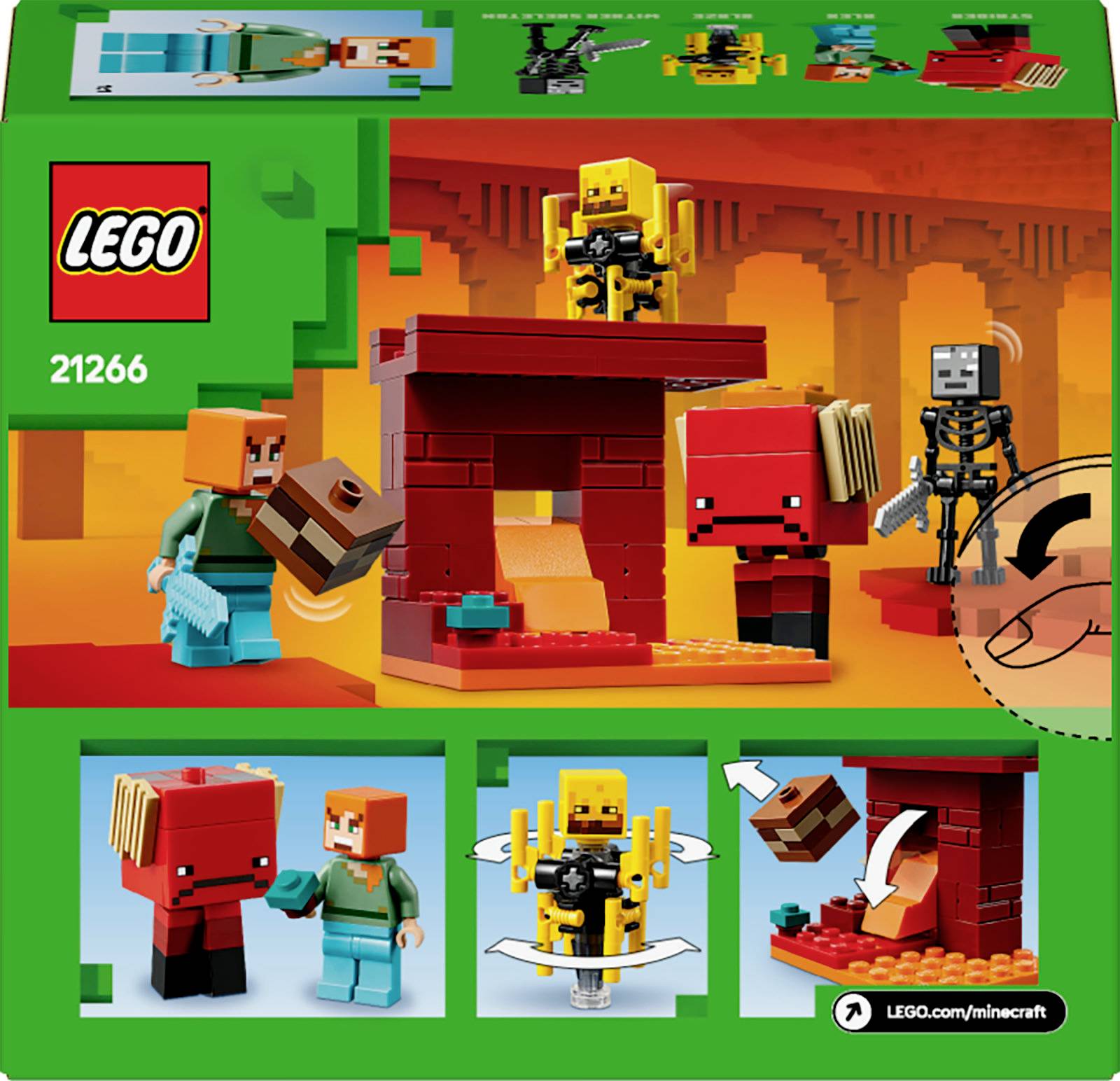 21266 LEGO® MINECRAFT Das Lava-Duell im Nether