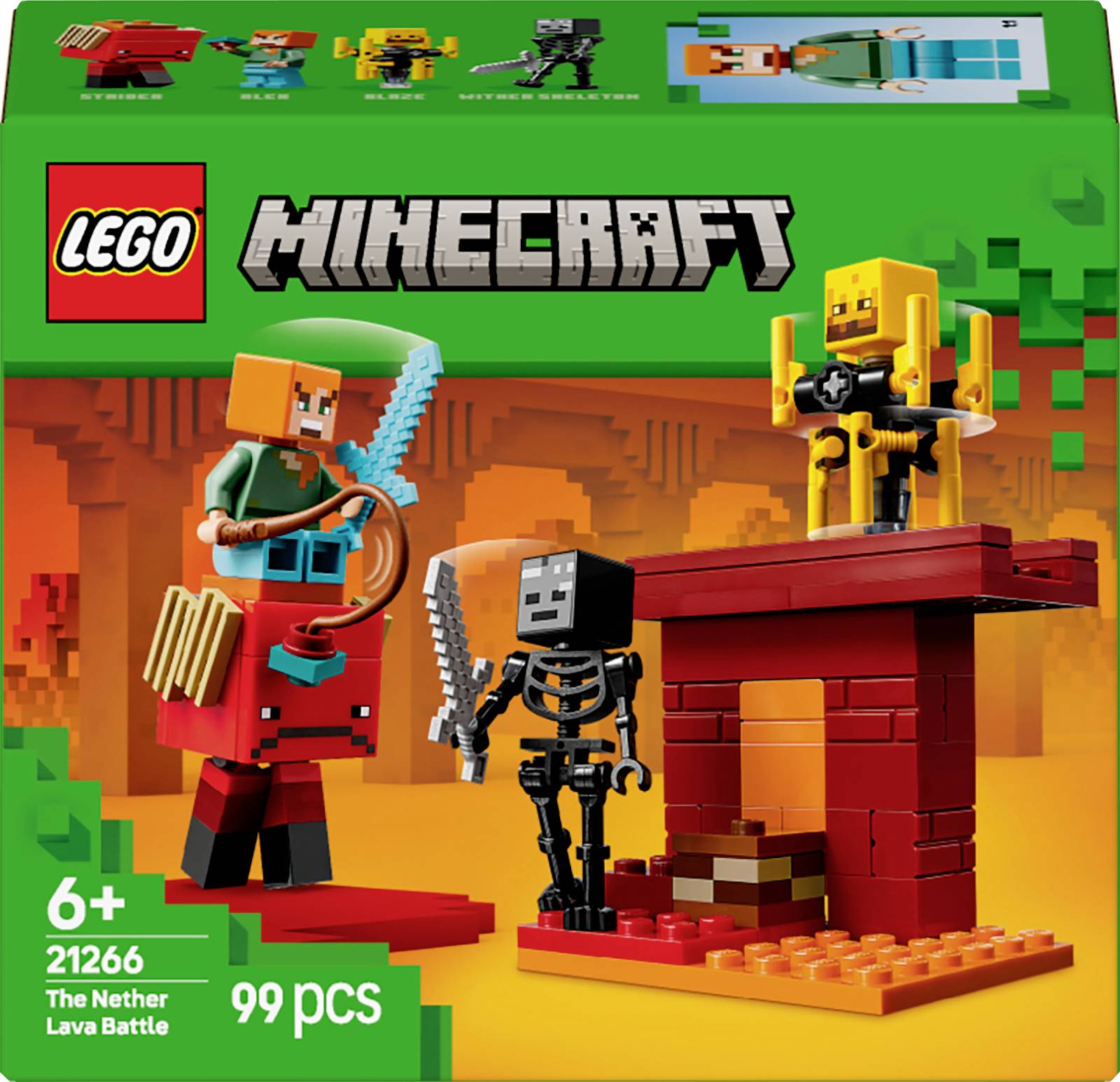 21266 LEGO® MINECRAFT Das Lava-Duell im Nether