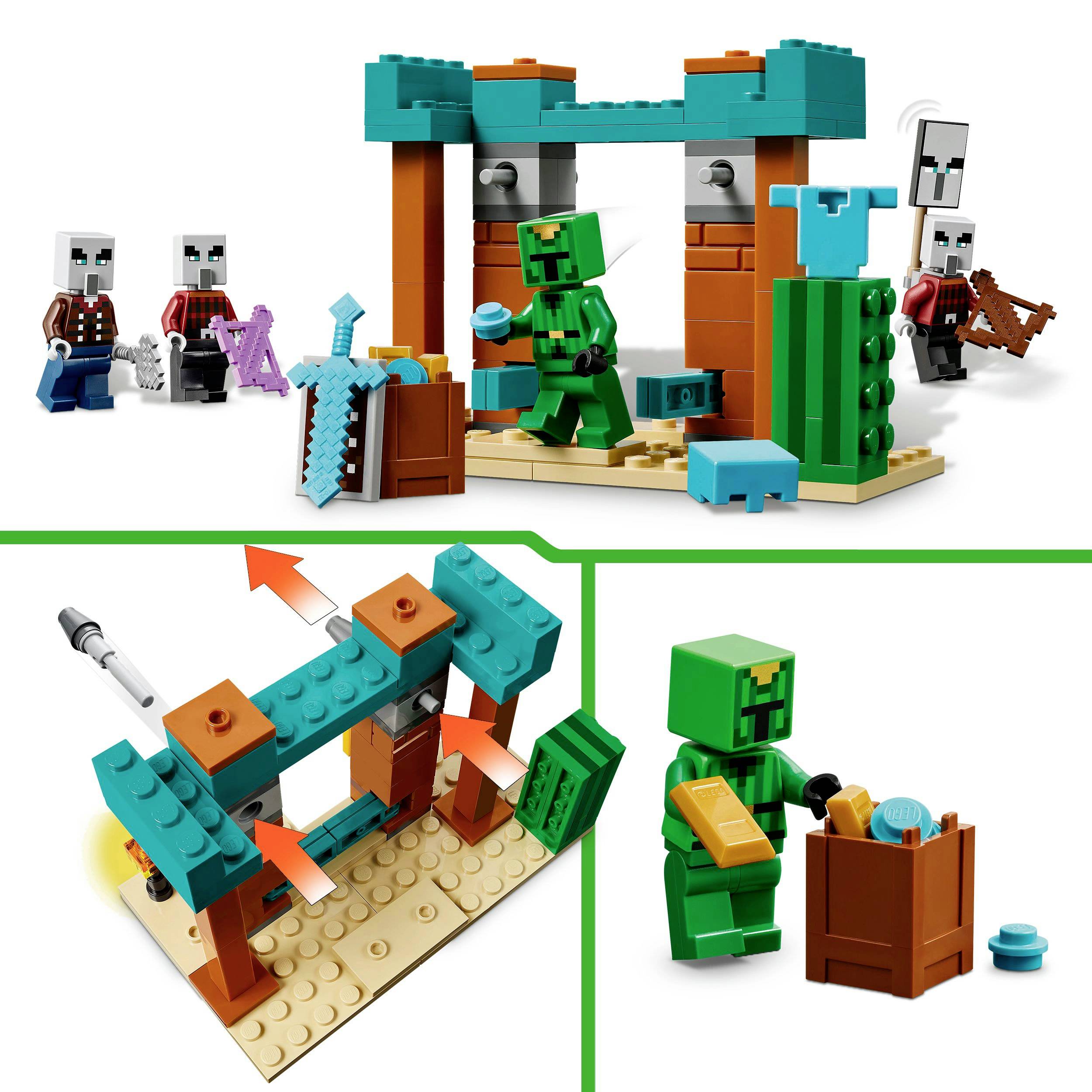 21267 LEGO® MINECRAFT Die Illager-Wüstenpatrouille