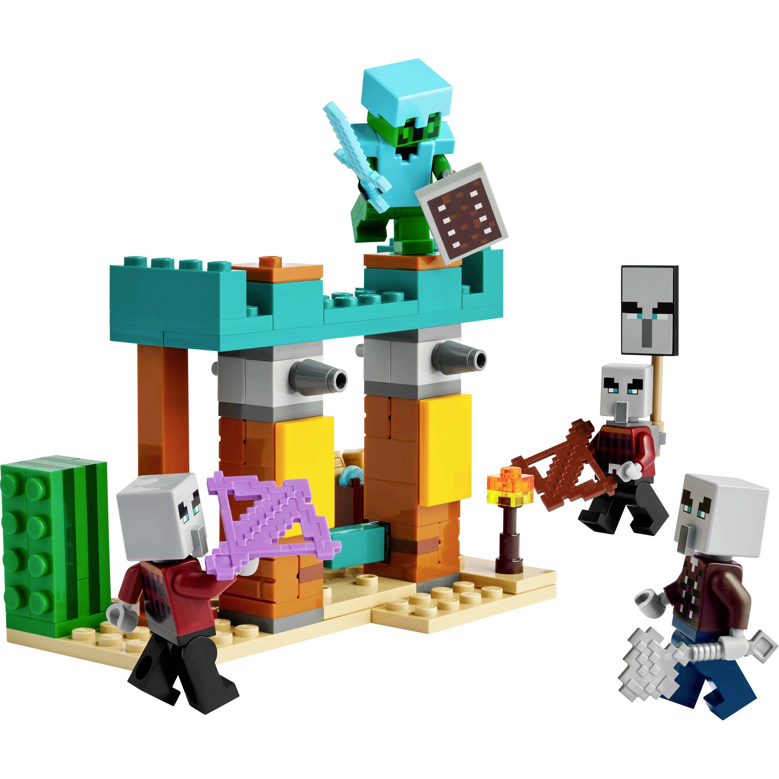 21267 LEGO® MINECRAFT Die Illager-Wüstenpatrouille