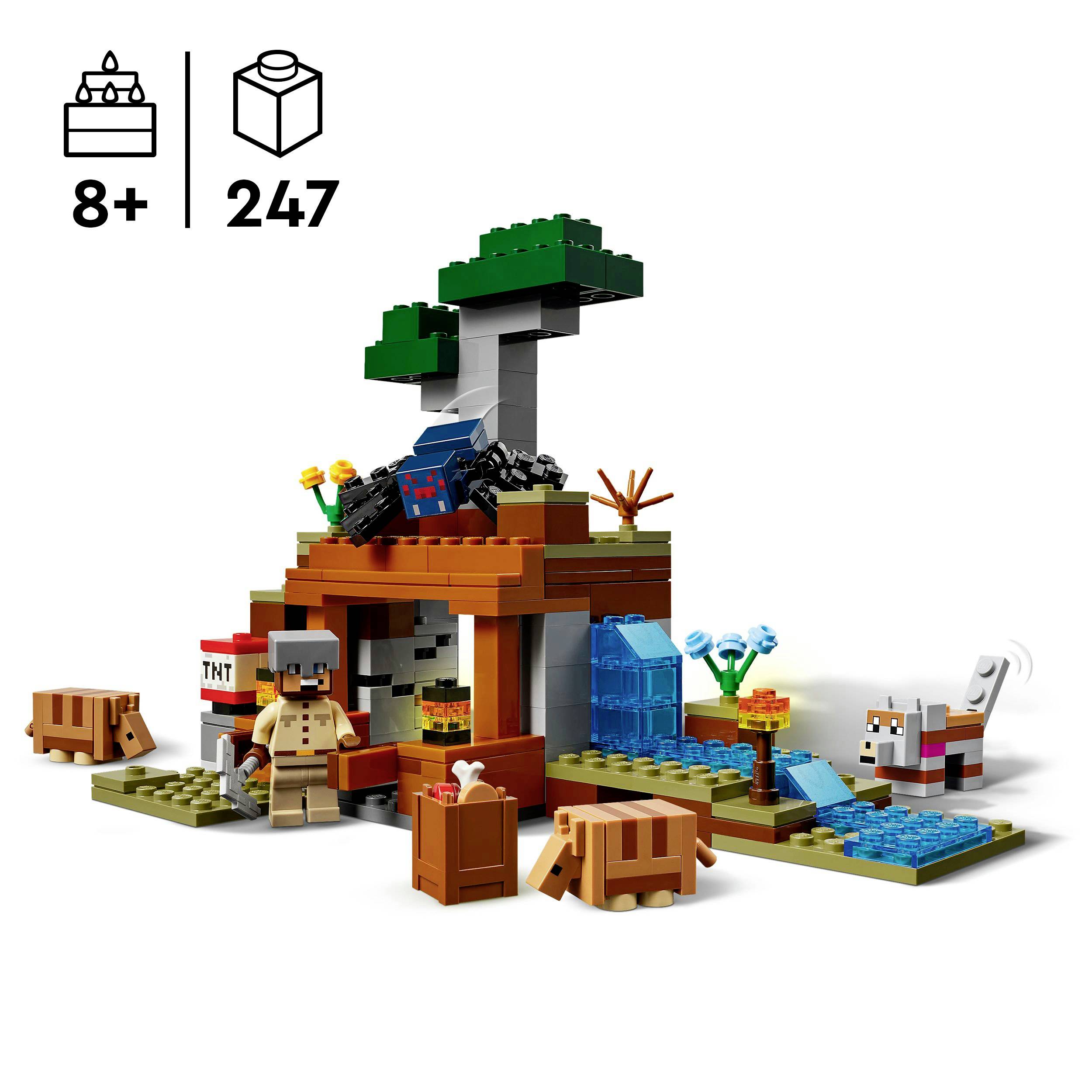 21269 LEGO® MINECRAFT Die Expedition zur Gürteltiermine
