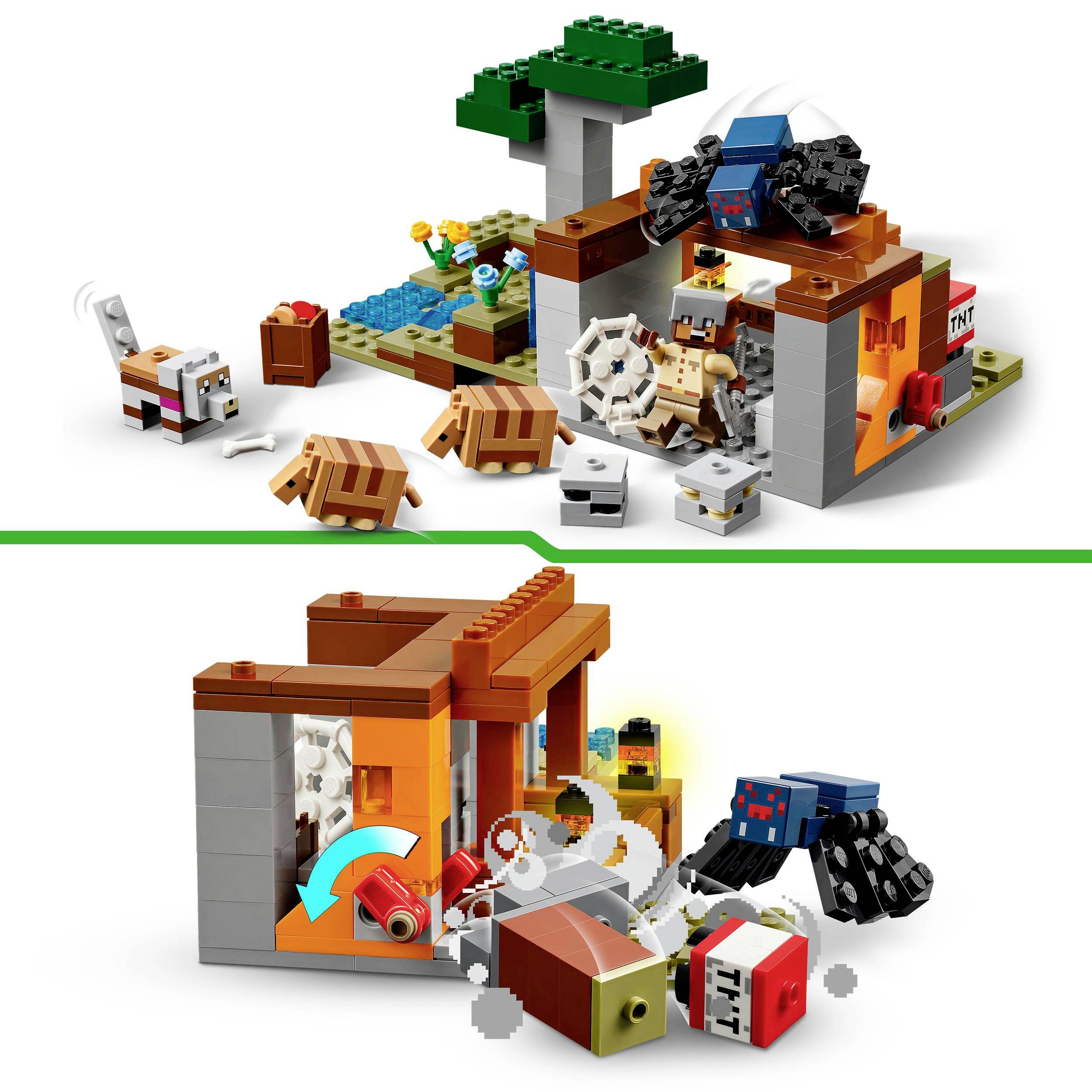 21269 LEGO® MINECRAFT Die Expedition zur Gürteltiermine