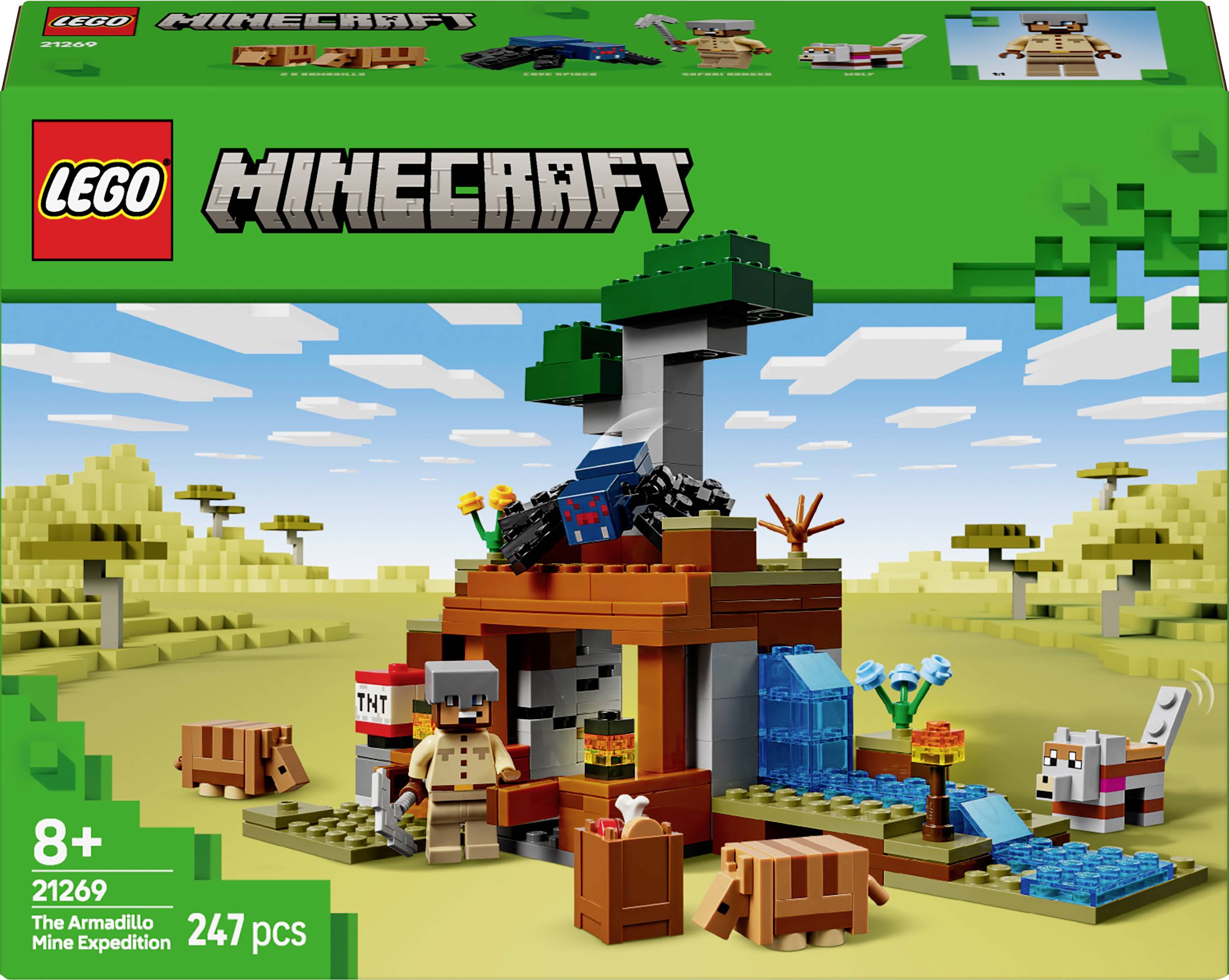 21269 LEGO® MINECRAFT Die Expedition zur Gürteltiermine