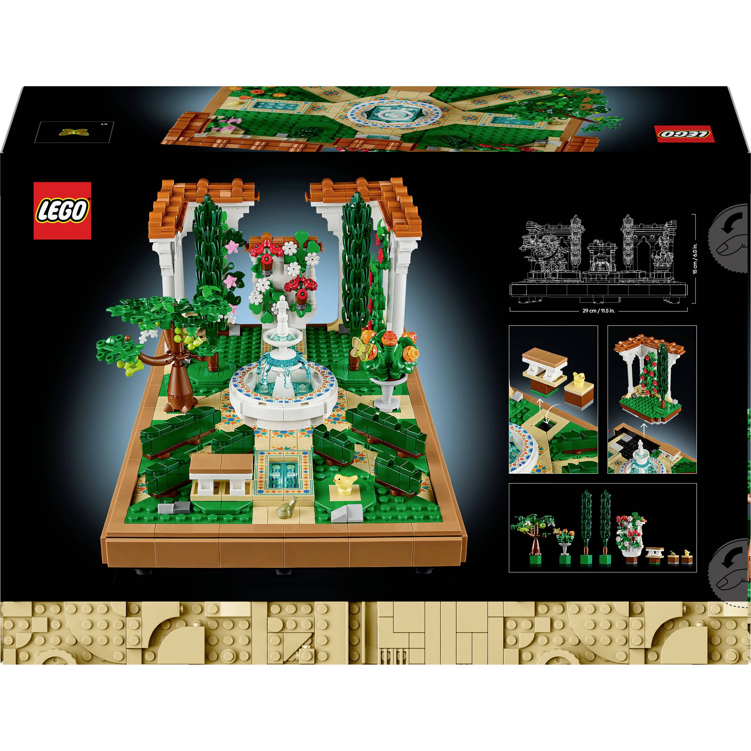 LEGO® ICONS™ 10359 Springbrunnengarten