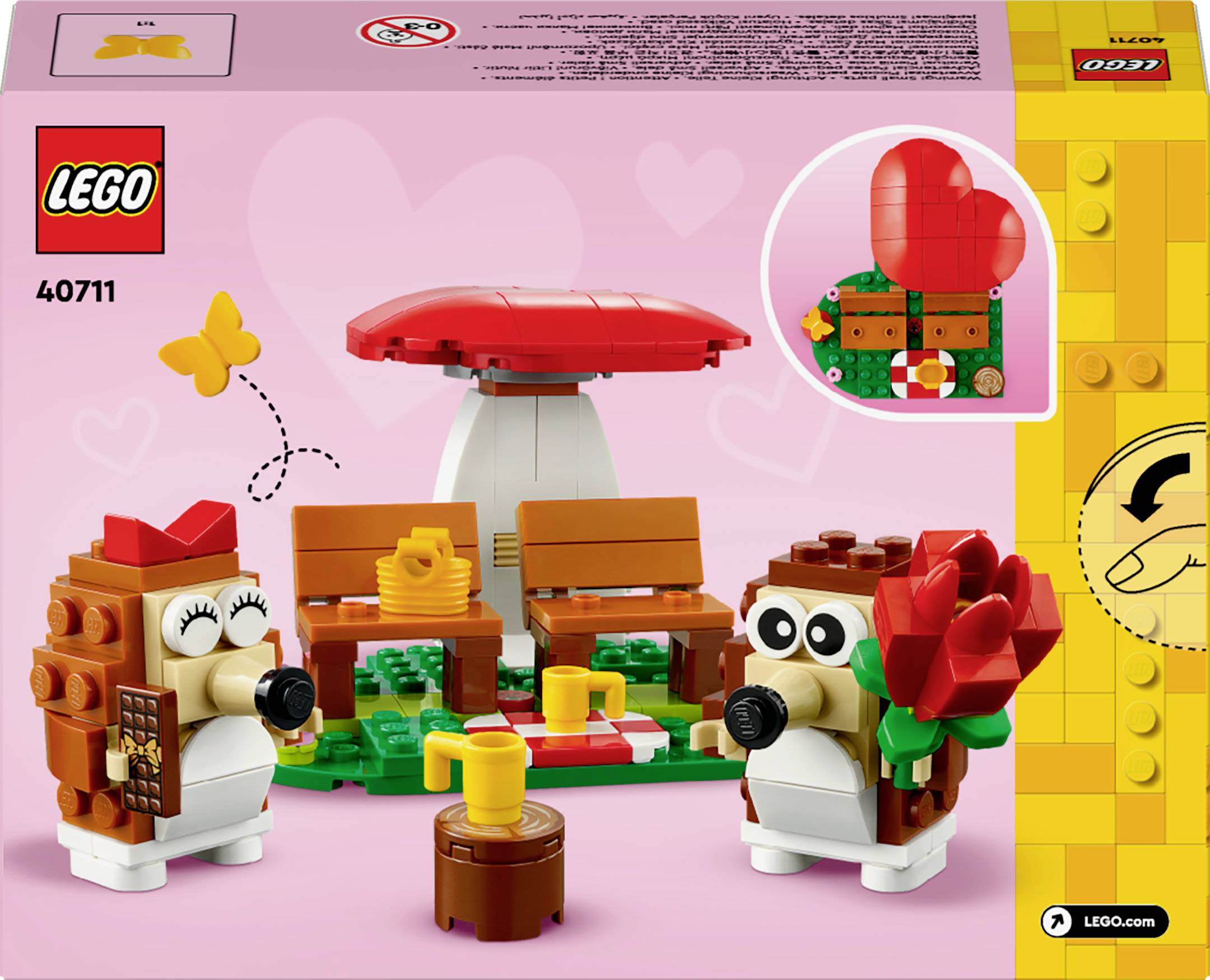 LEGO® ICONS™ 40711 Igel und ihr Picknick-Date