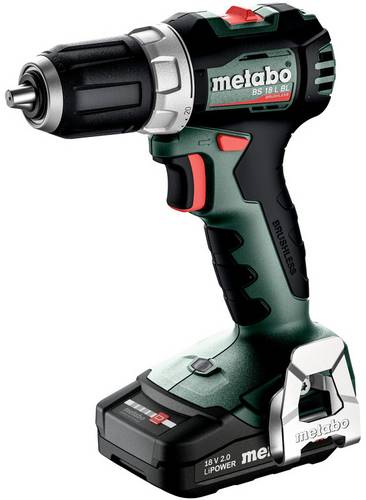 Metabo BS 18 L BL 613155500 Akku-Bohrschrauber 18 V 2 Ah Li-Ion inkl. 2. Akku, bürstenlos, inkl. Ko