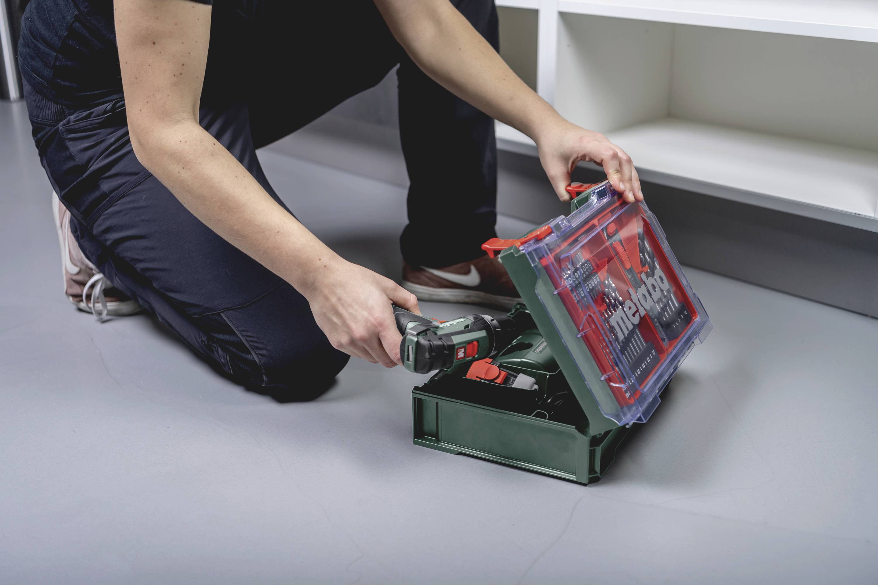 Metabo PowerMaxx SB Basic Set 600385710 Akku-Schlagschrauber 34 Nm 18V Anzahl mitgelieferte Akkus 2 LiHD bürstenlos, inkl. Koffer