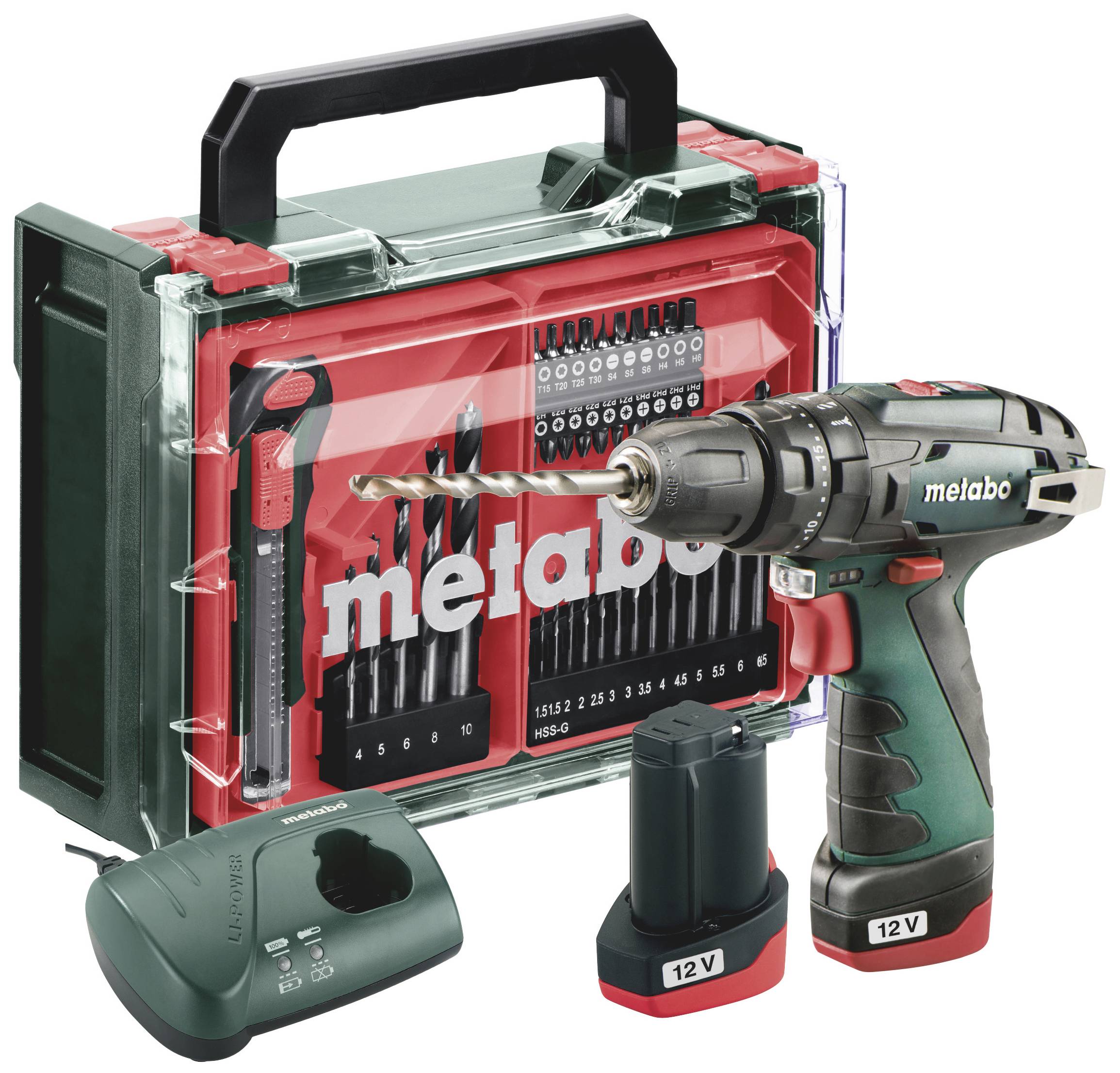 Metabo PowerMaxx SB Basic Set 600385710 Akku-Schlagschrauber 34 Nm 18V Anzahl mitgelieferte Akkus 2 LiHD bürstenlos, inkl. Koffer