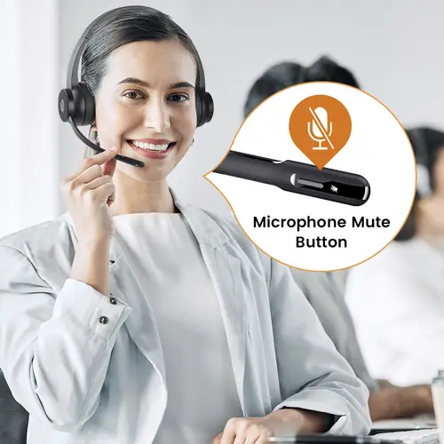 EKSA H16 On Ear Headset Bluetooth® Schwarz Noise Cancelling