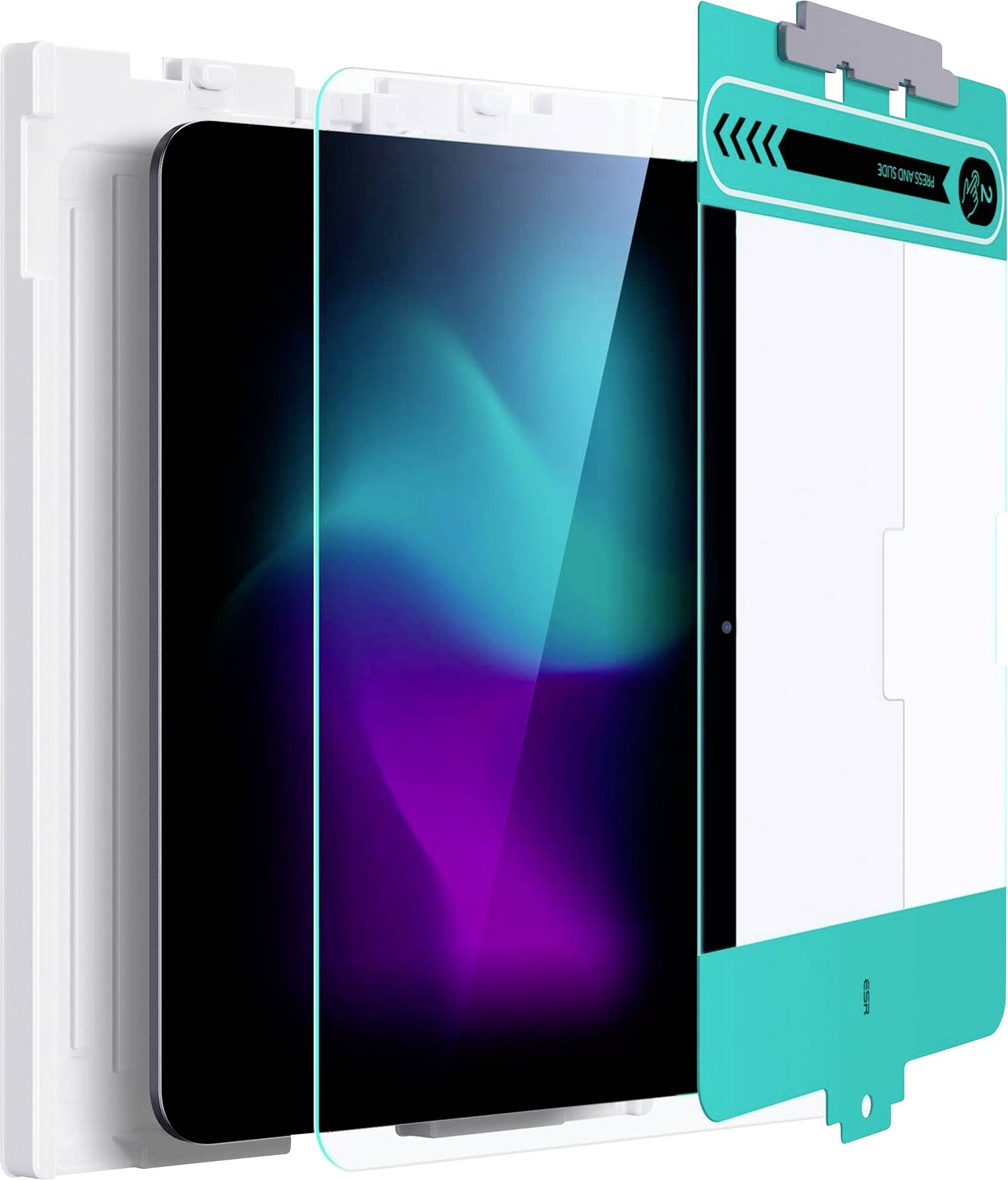ESR Tempered-Glass Displayschutzglas Apple iPad Pro 13" (M4, 2024) 1 St. Anti-Fingerprint, kratzfest 1E0790102