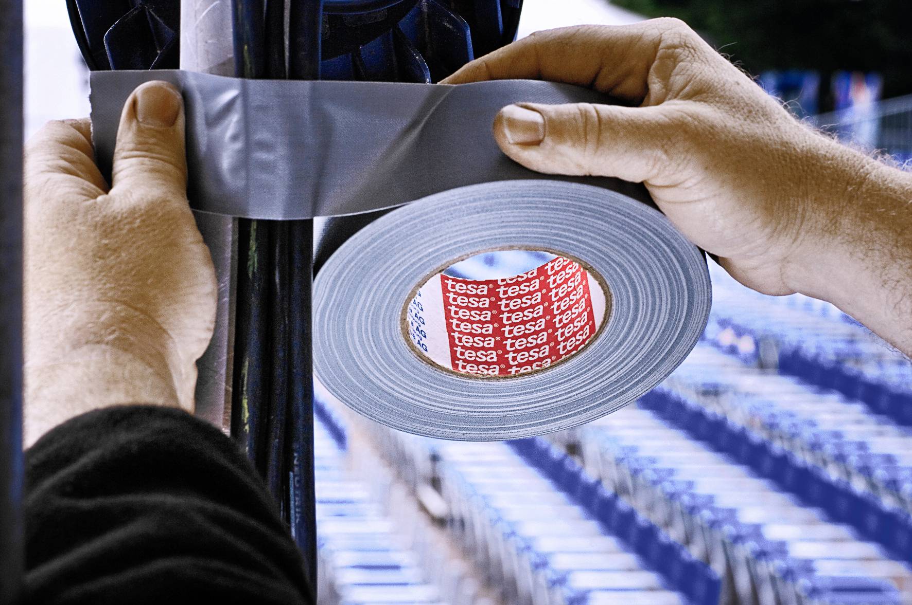 Tesa tesaband 4688 Standard 04688-00006-00 Gewebeklebeband Silber (matt) (L x B) 50m x 25mm 36St.