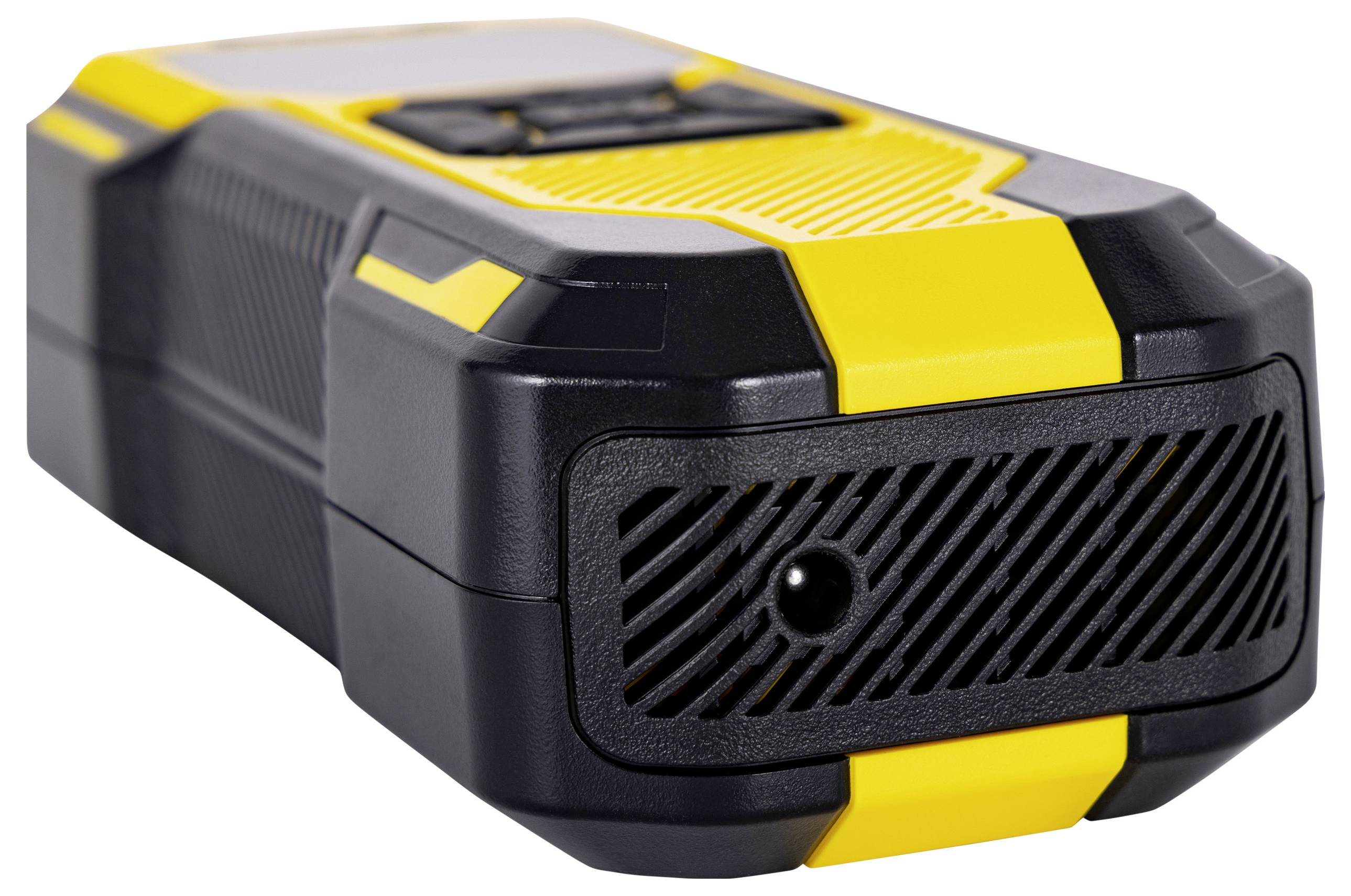 STANLEY SXIF0101 Akku-Kompressor 10 bar Automatische Abschaltung, Digitales Display, Inkl. 1 Akku, mit Powerbank-Funktion