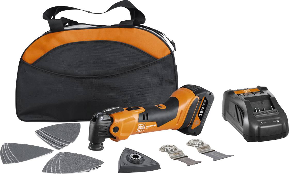 Fein AMM 500 PLUS 71293870000 Akku-Multifunktionswerkzeug inkl. Akku, inkl. Ladegerät, mit Zubehör