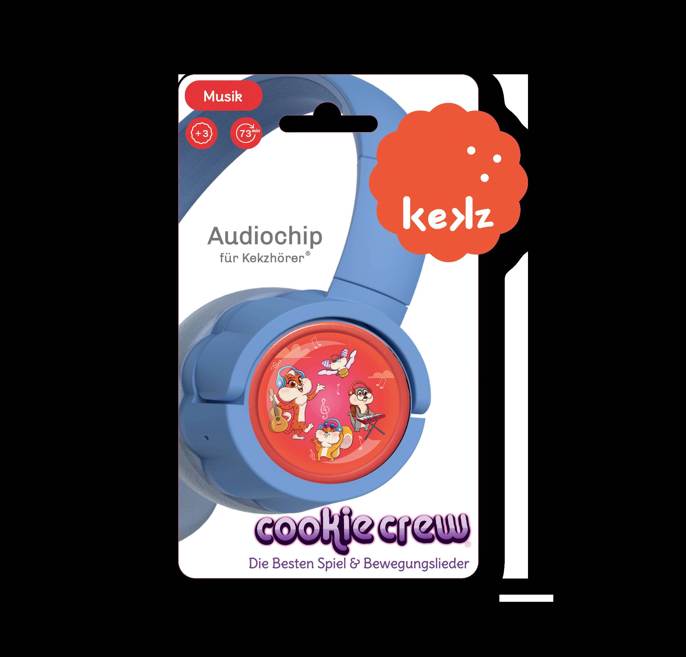 Kekz Spiel & Bewegungslieder Kopfhörer-Audiochip Kinder
