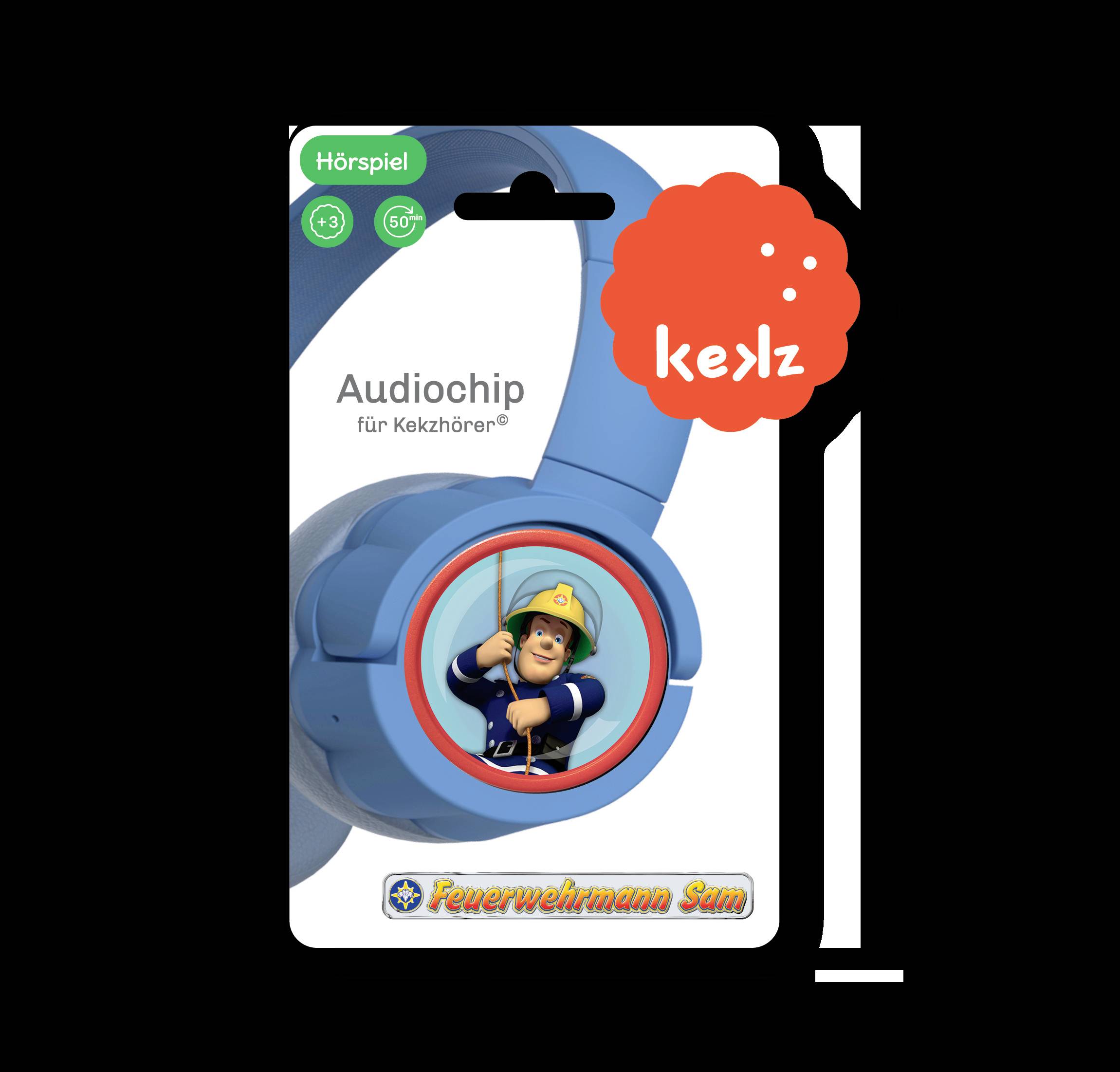 Kekz Feuerwehrmann Sam - Der neue Held von nebenan Kopfhörer-Audiochip Kinder