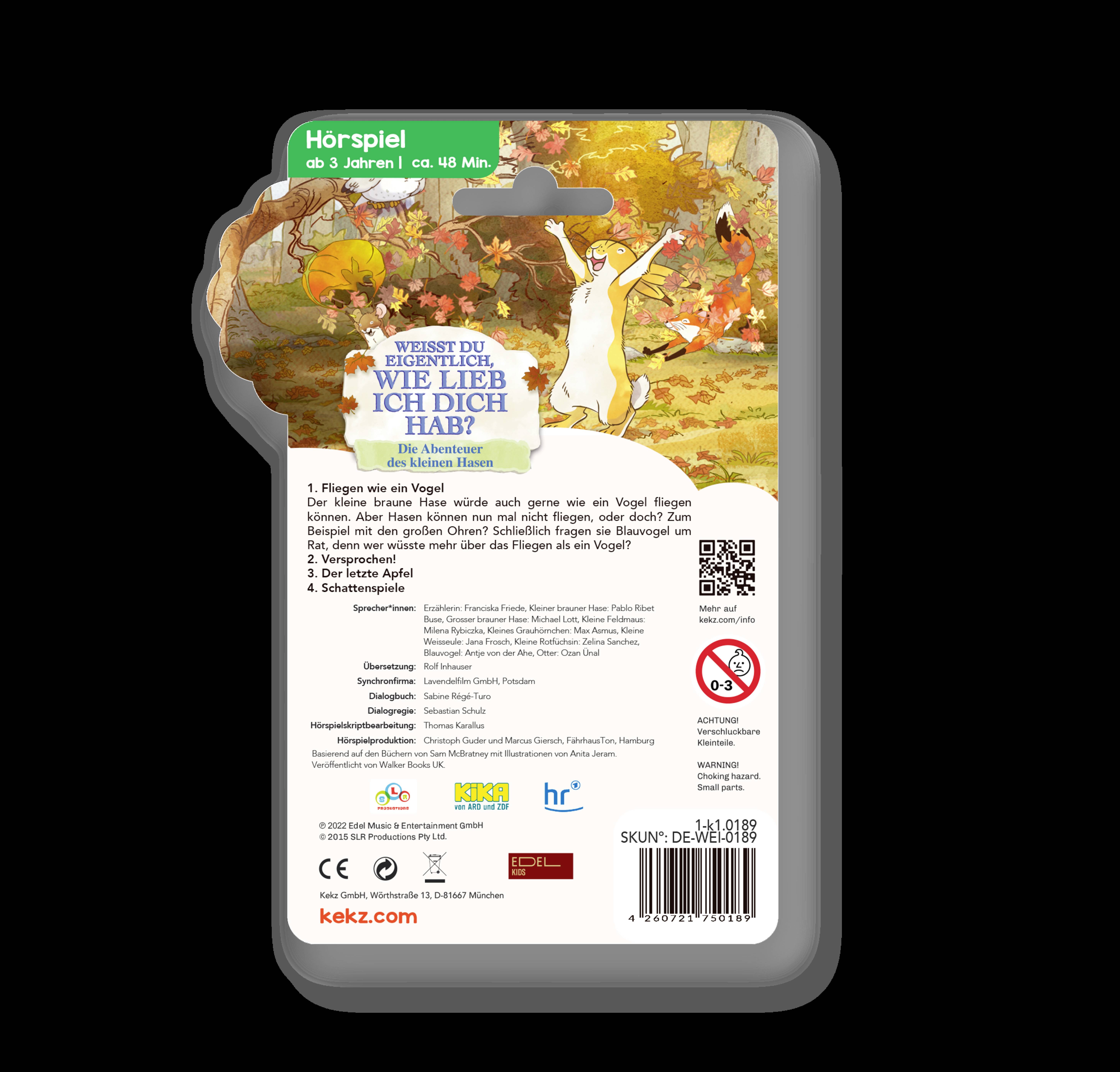 Kekz Fliegen wie ein Vogel Kopfhörer-Audiochip Kinder