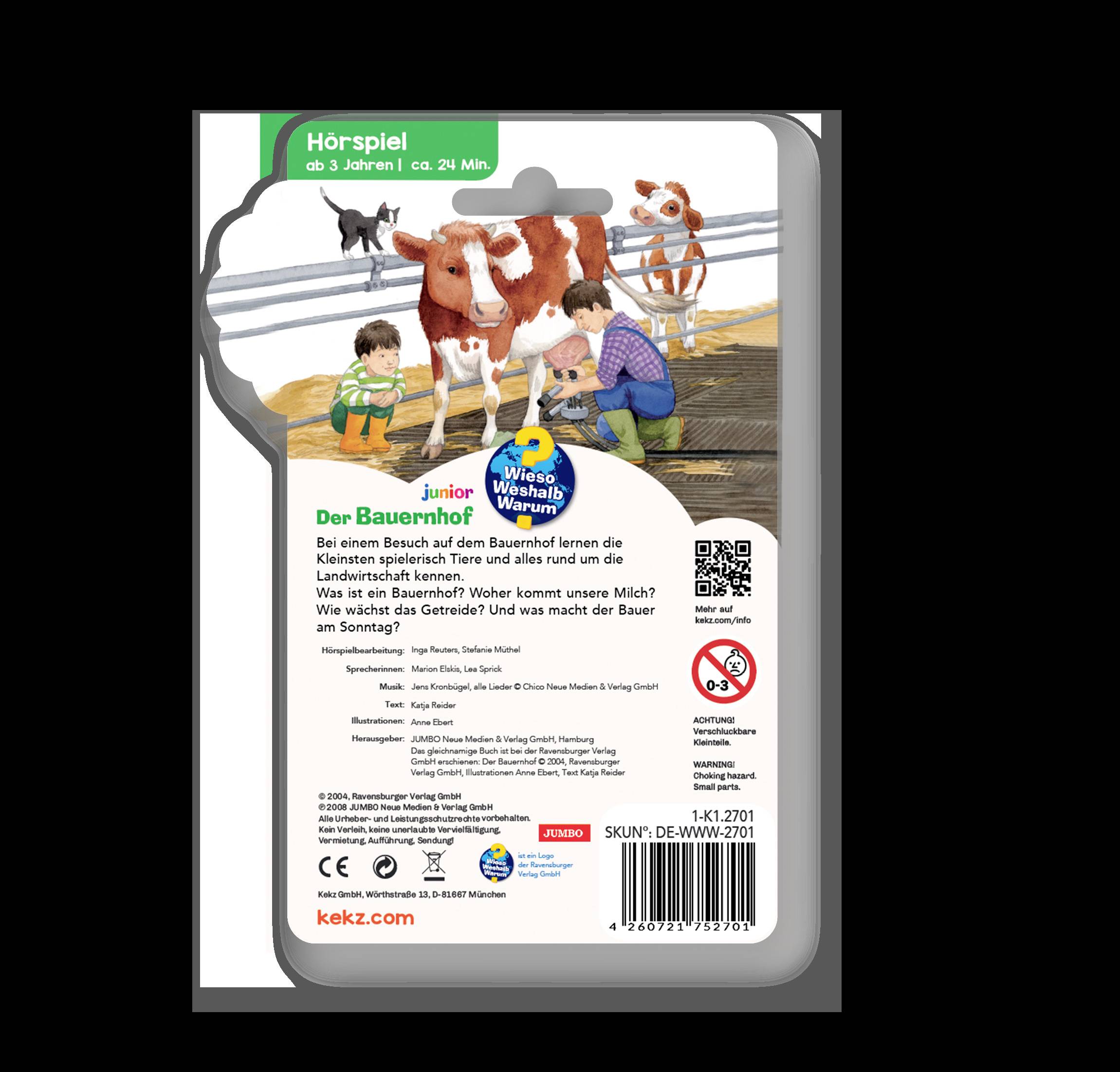 Kekz Wieso? Weshalb? Warum? - Der Bauernhof Kopfhörer-Audiochip Kinder