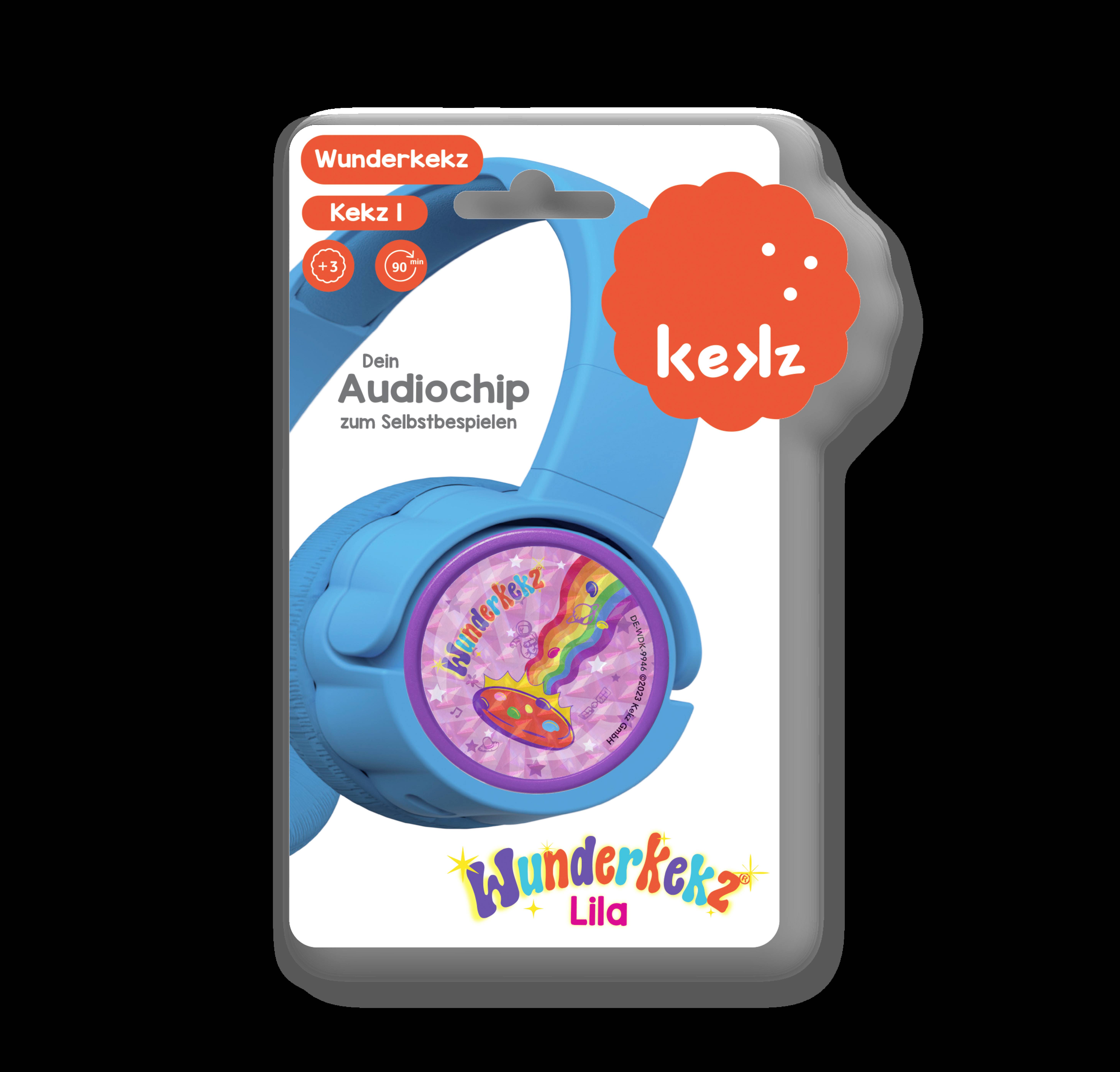 Kekz WunderKopfhörer-Audiochip Lila Kinder
