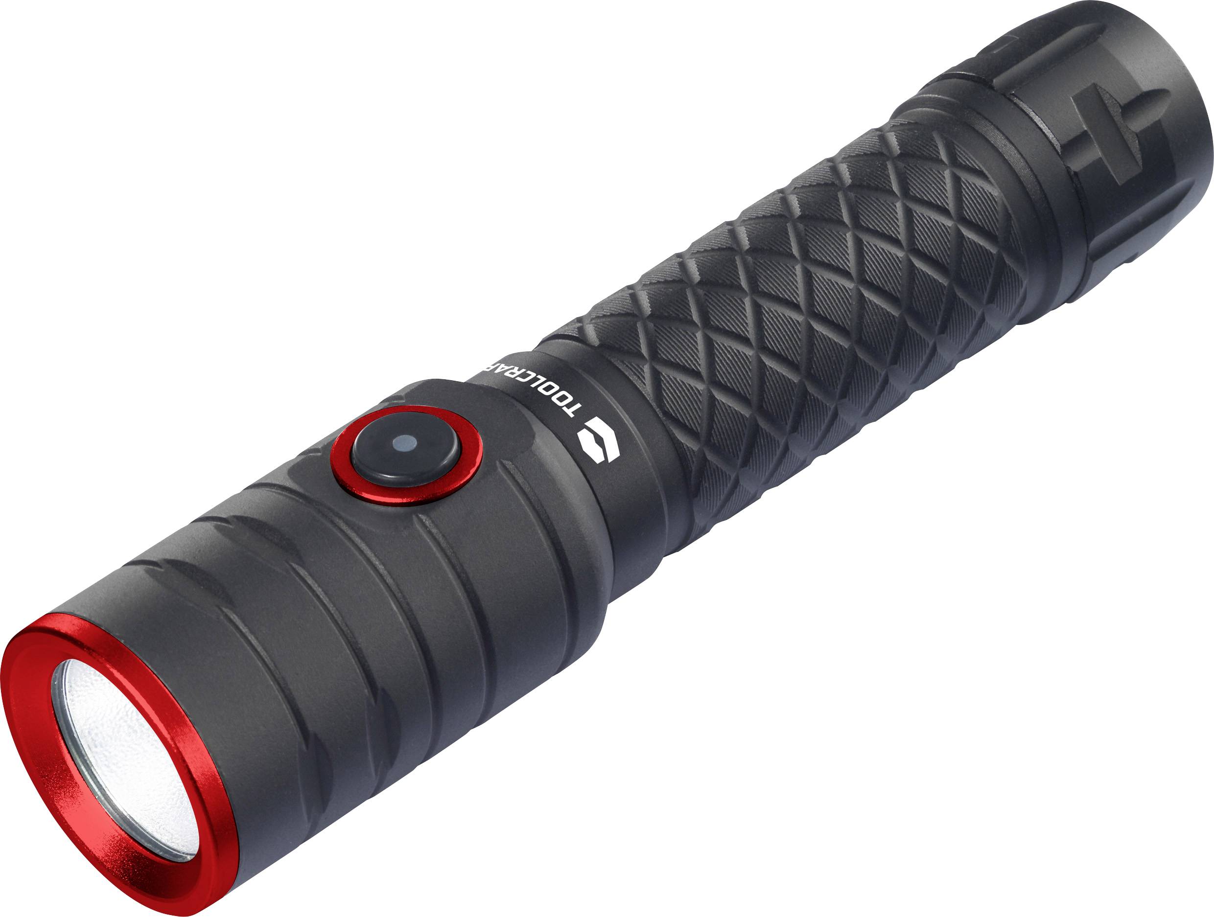 TOOLCRAFT Taschenlampe mit Stroboskopmodus Li-Ionen Akkus 1000 lm 5.5 h 155 g